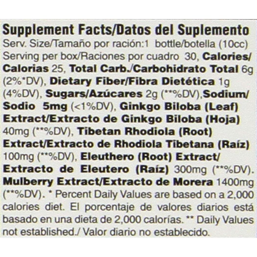 Suplemento Ginkgo Biloba Príncipe de la Paz 300 ml - Energía y Resistencia