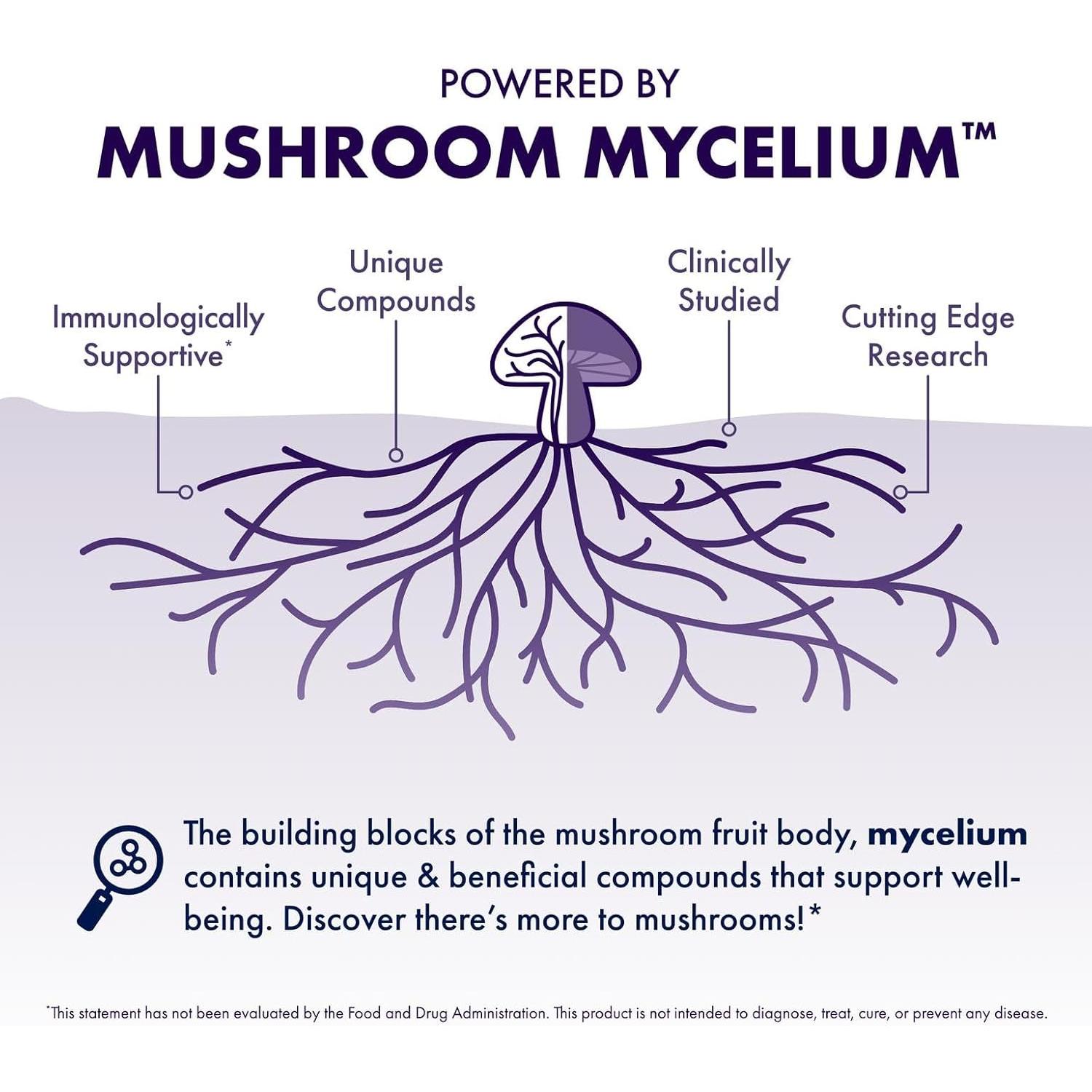 Cápsulas Host Defense Brain con Melena de León y Reishi - 60 Unidades