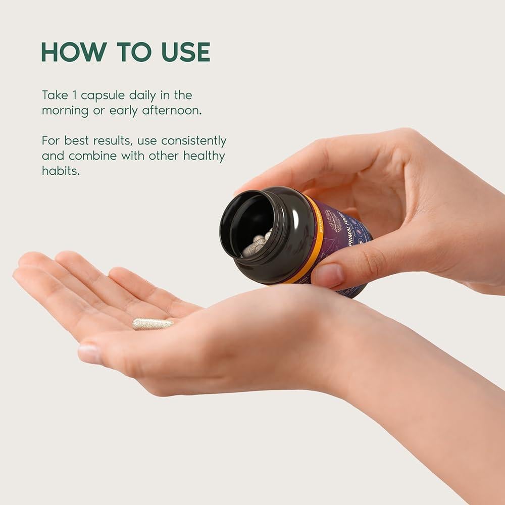 Suplemento Nootrópico Primal Harvest 30 Cápsulas Enfoque y Energía