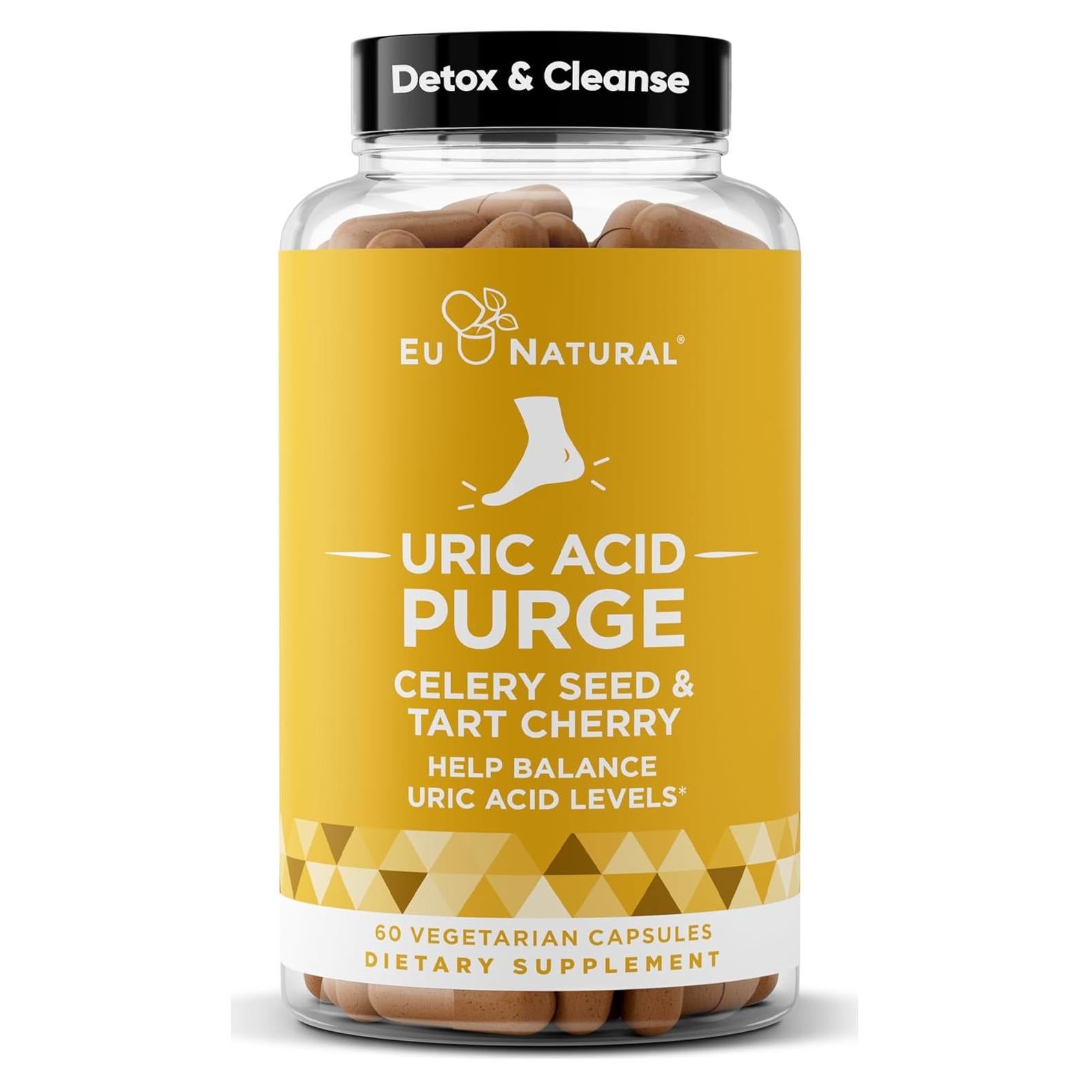 Purge! Suplemento de Ácido Úrico - 60 Cápsulas Veganas