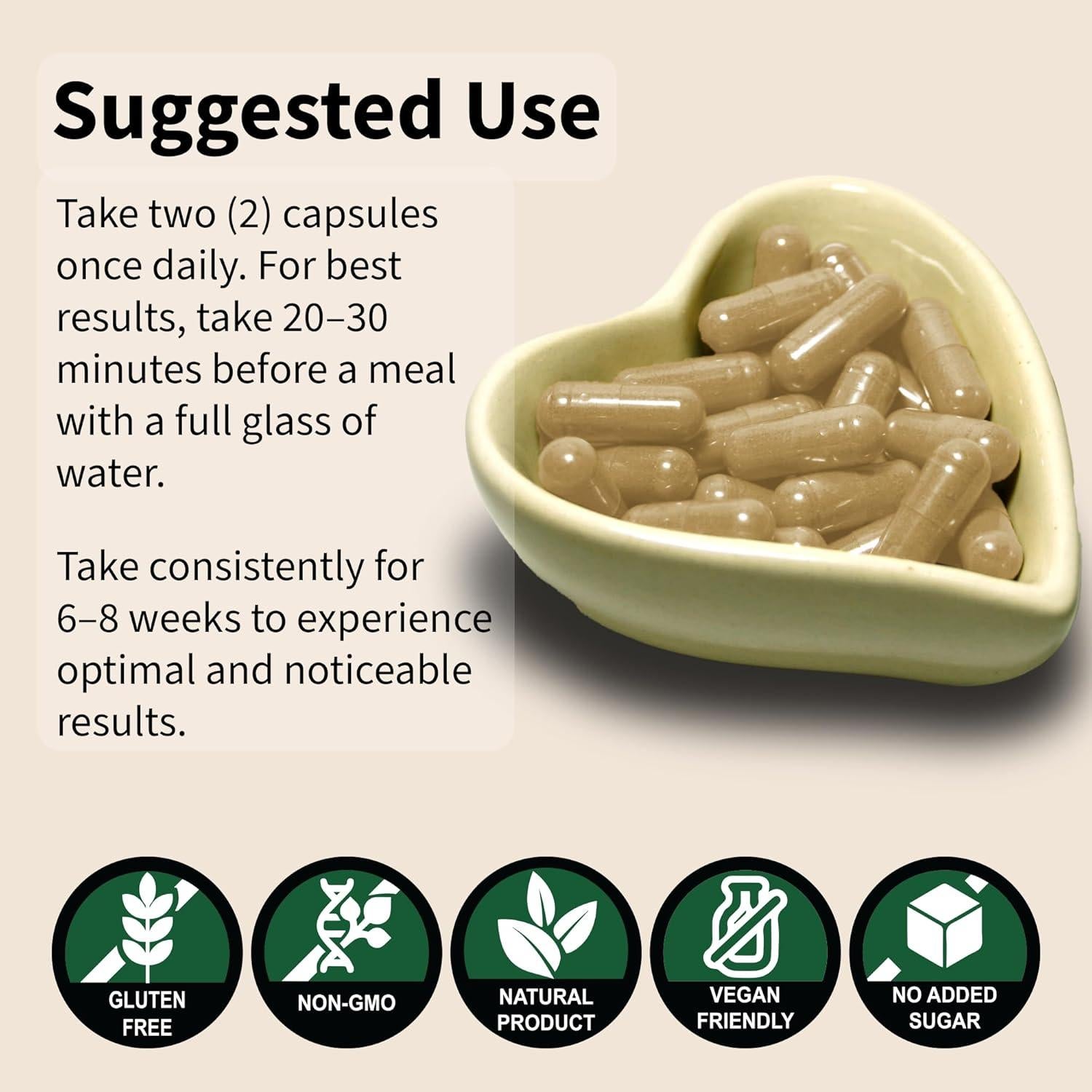 Suplemento Nootrópico Guard+ Melena de León 1600mg 120 Cápsulas