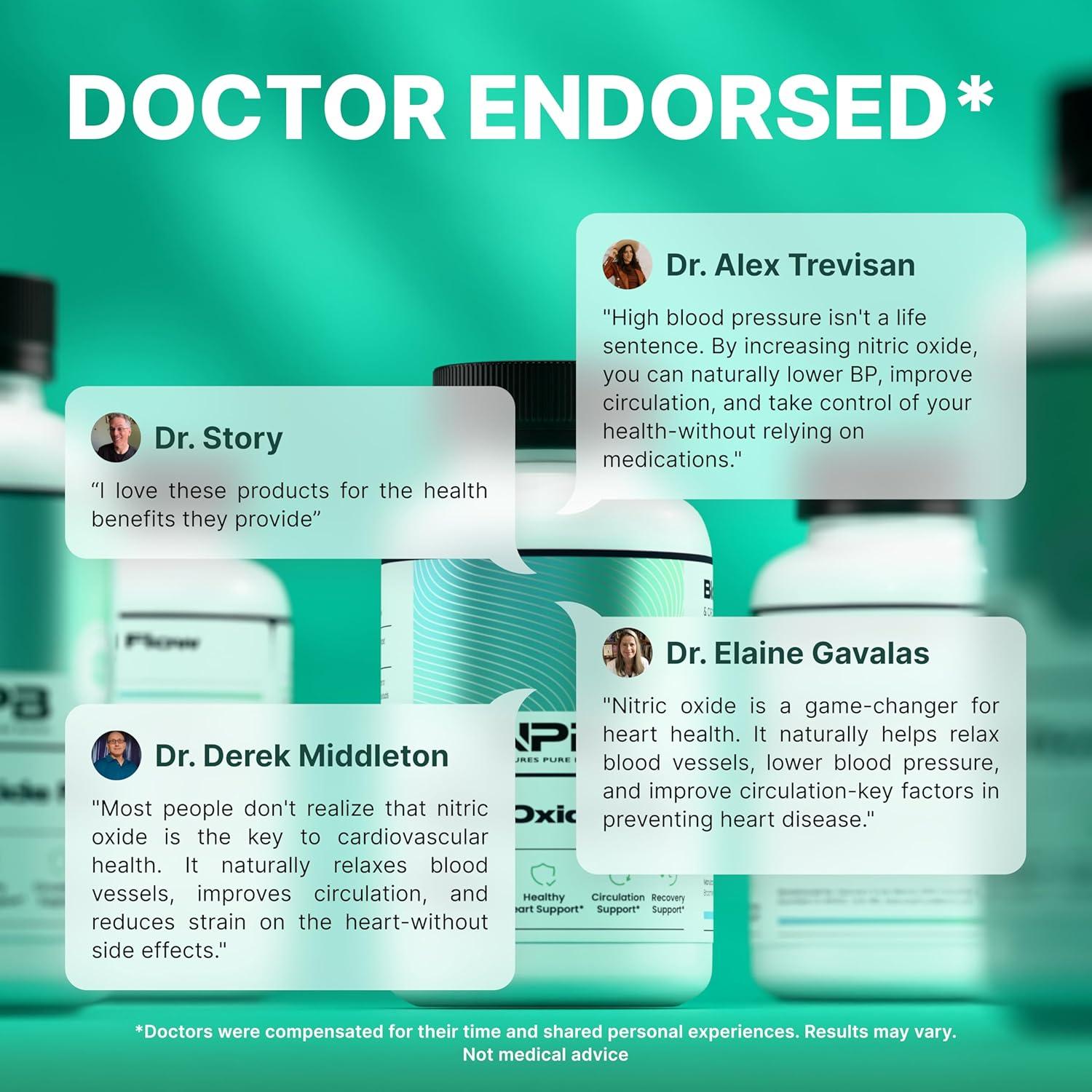 Suplemento Óxido Nítrico Mezcla Pura 60 Cápsulas 1500mg