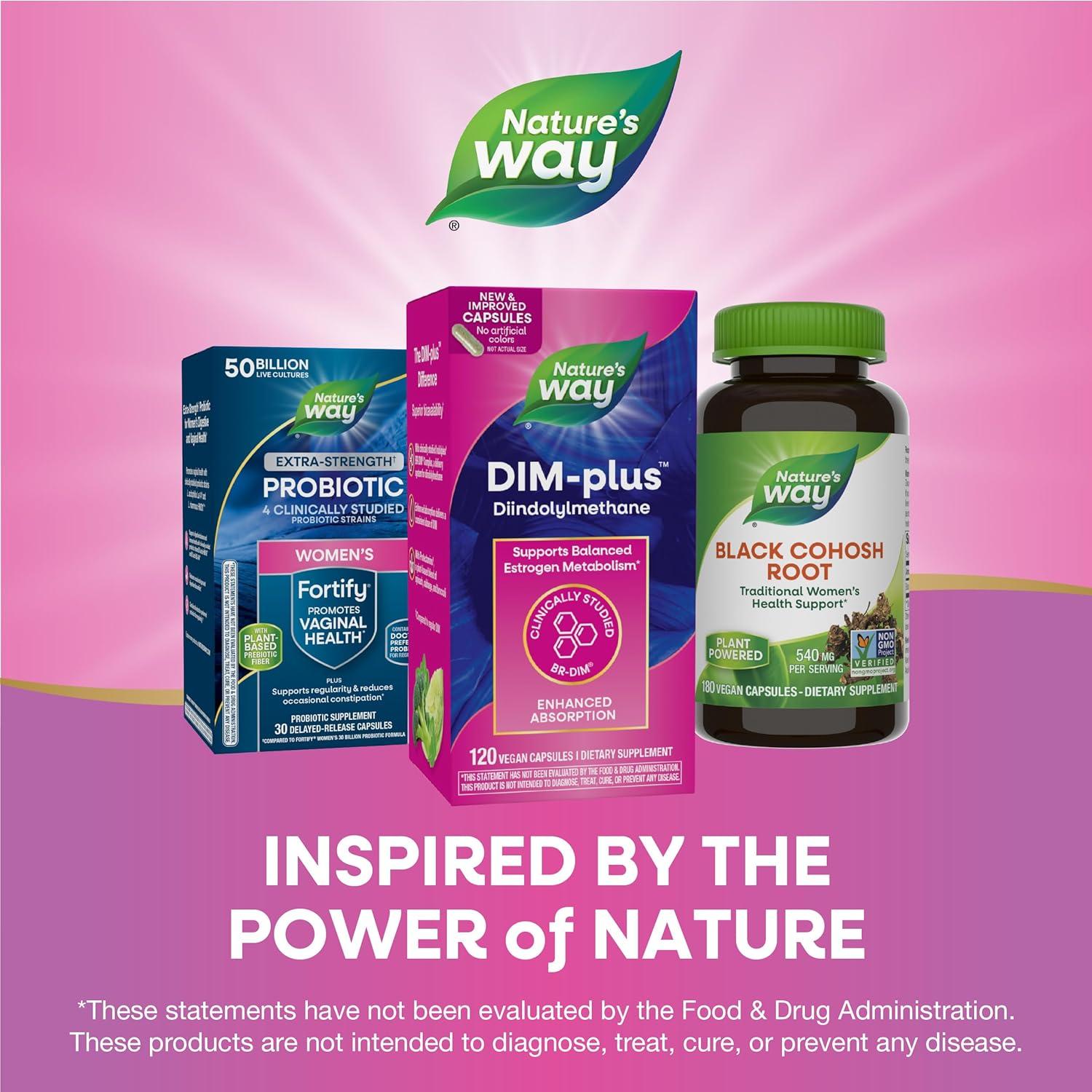 Suplemento DIM-Plus Nature's Way 120 Cápsulas Veganas
