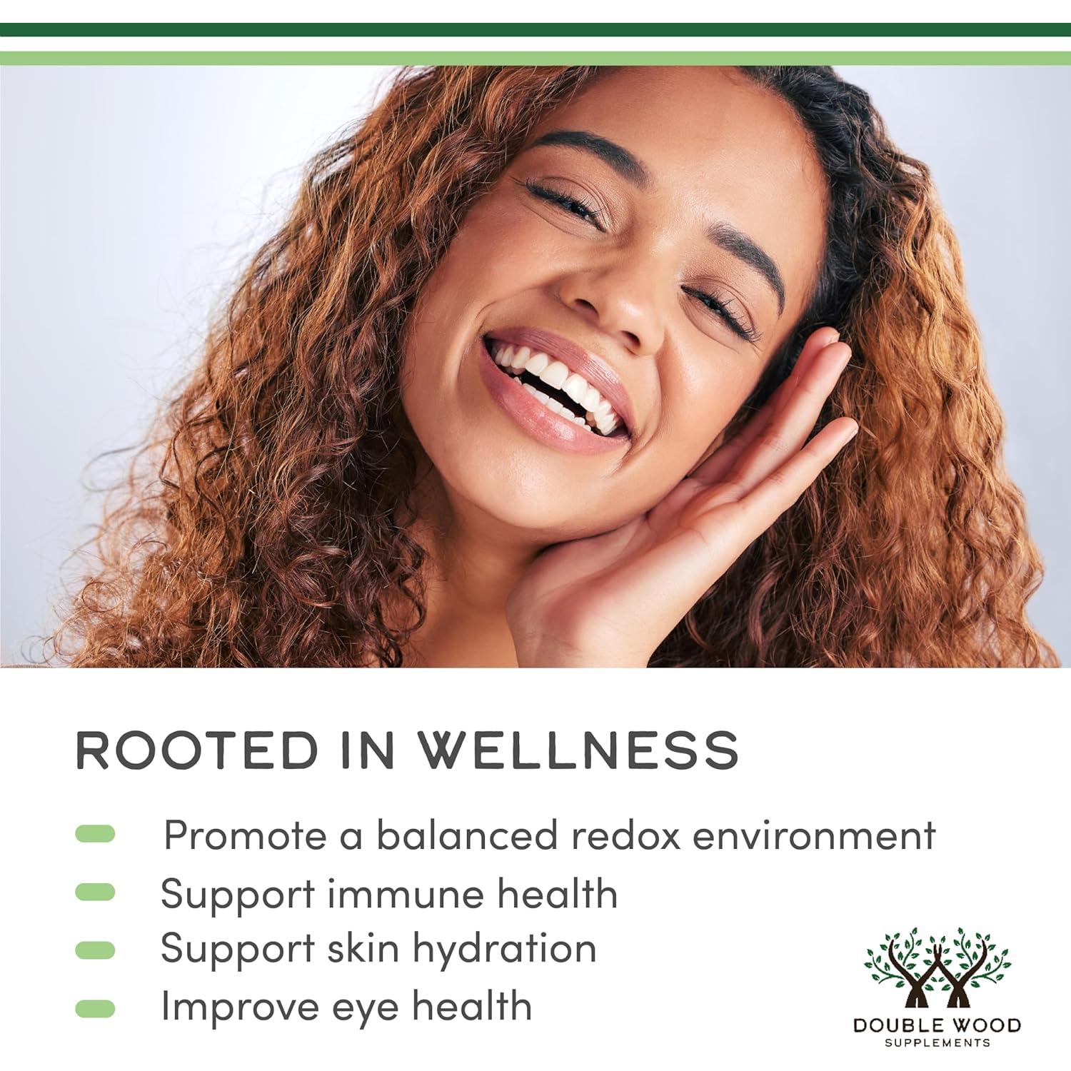 Astaxantina 12mg Double Wood - Antioxidante Potente 60 Geles