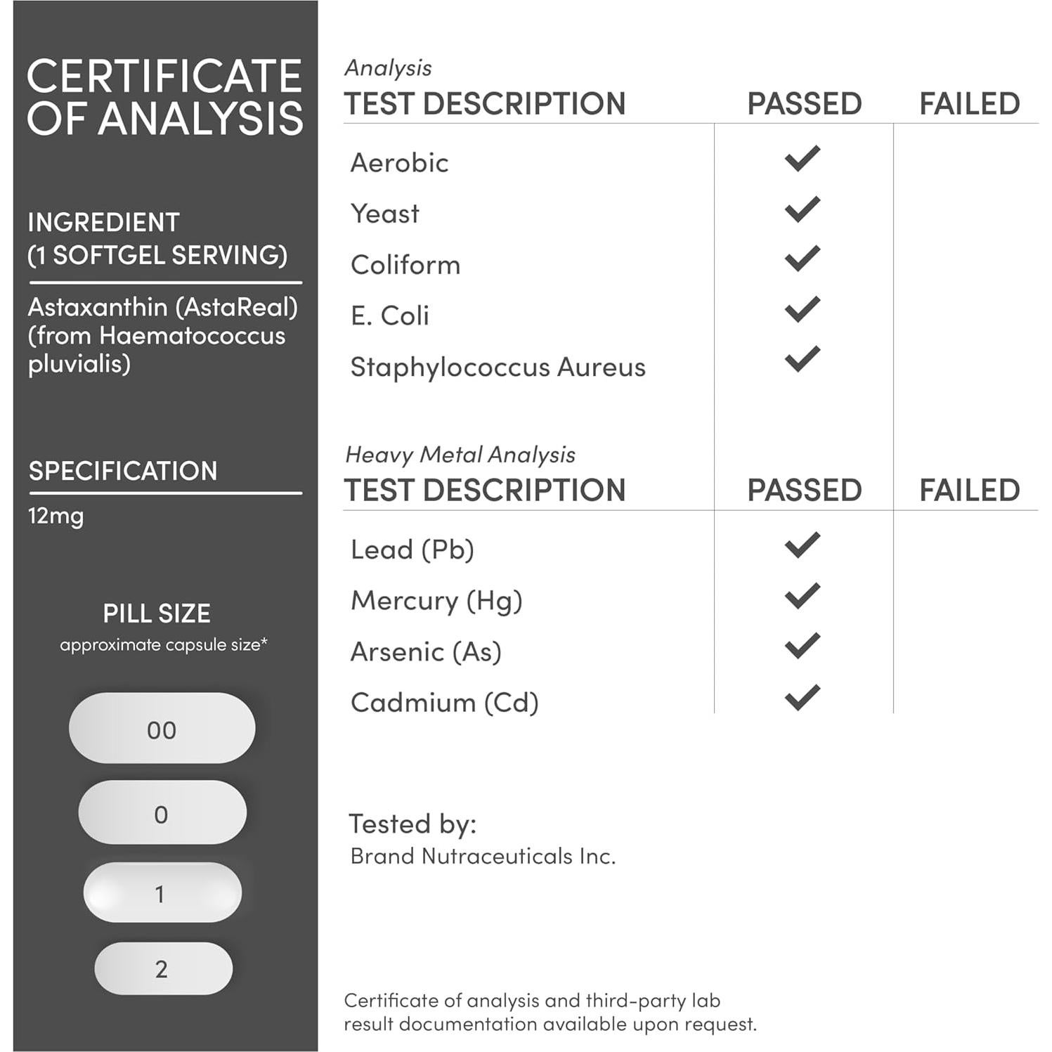 Astaxantina 12mg Double Wood - Antioxidante Potente 60 Geles