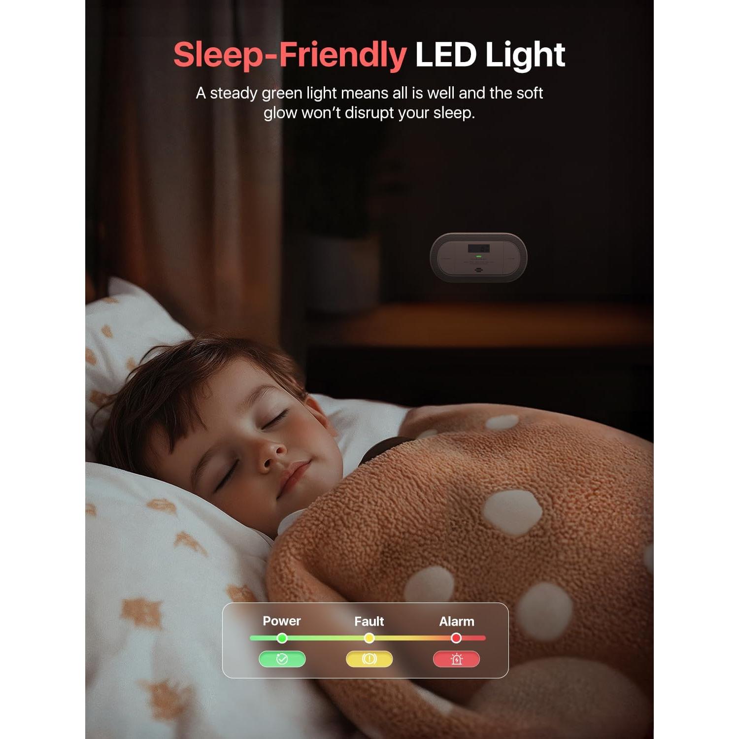 Detector de Monóxido de Carbono X-Sense XC0C-SA con Batería