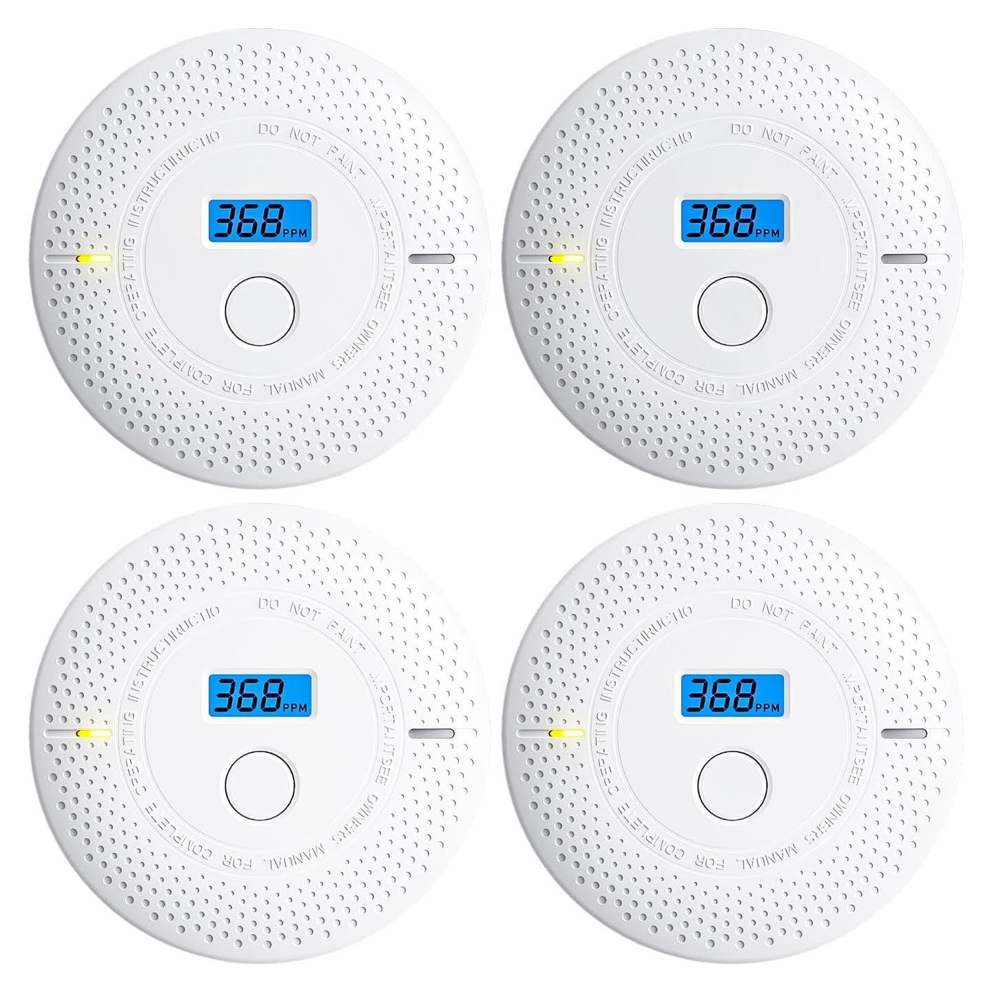 Detector de Humo y Monóxido de Carbono Siterwell GS888A 2 en 1