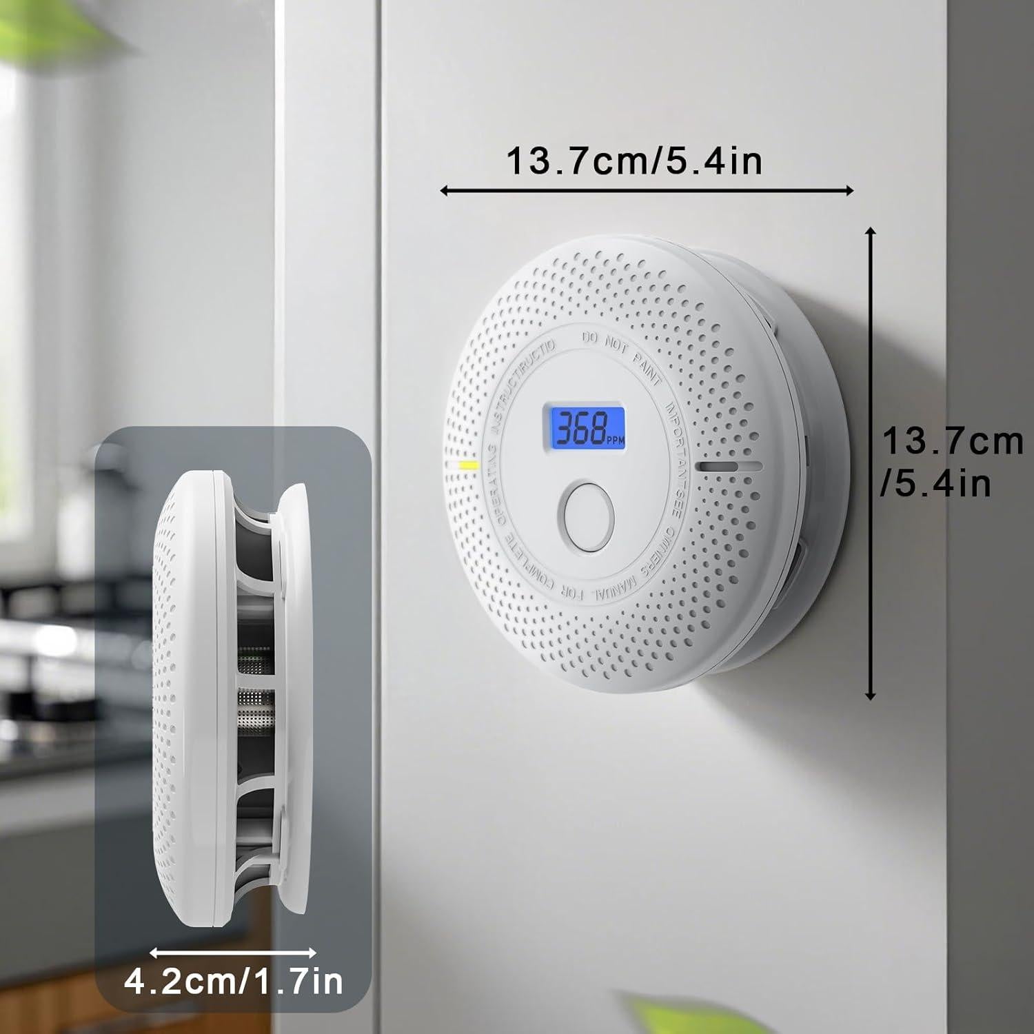 Detector de Humo y Monóxido de Carbono Siterwell GS888A 2 en 1