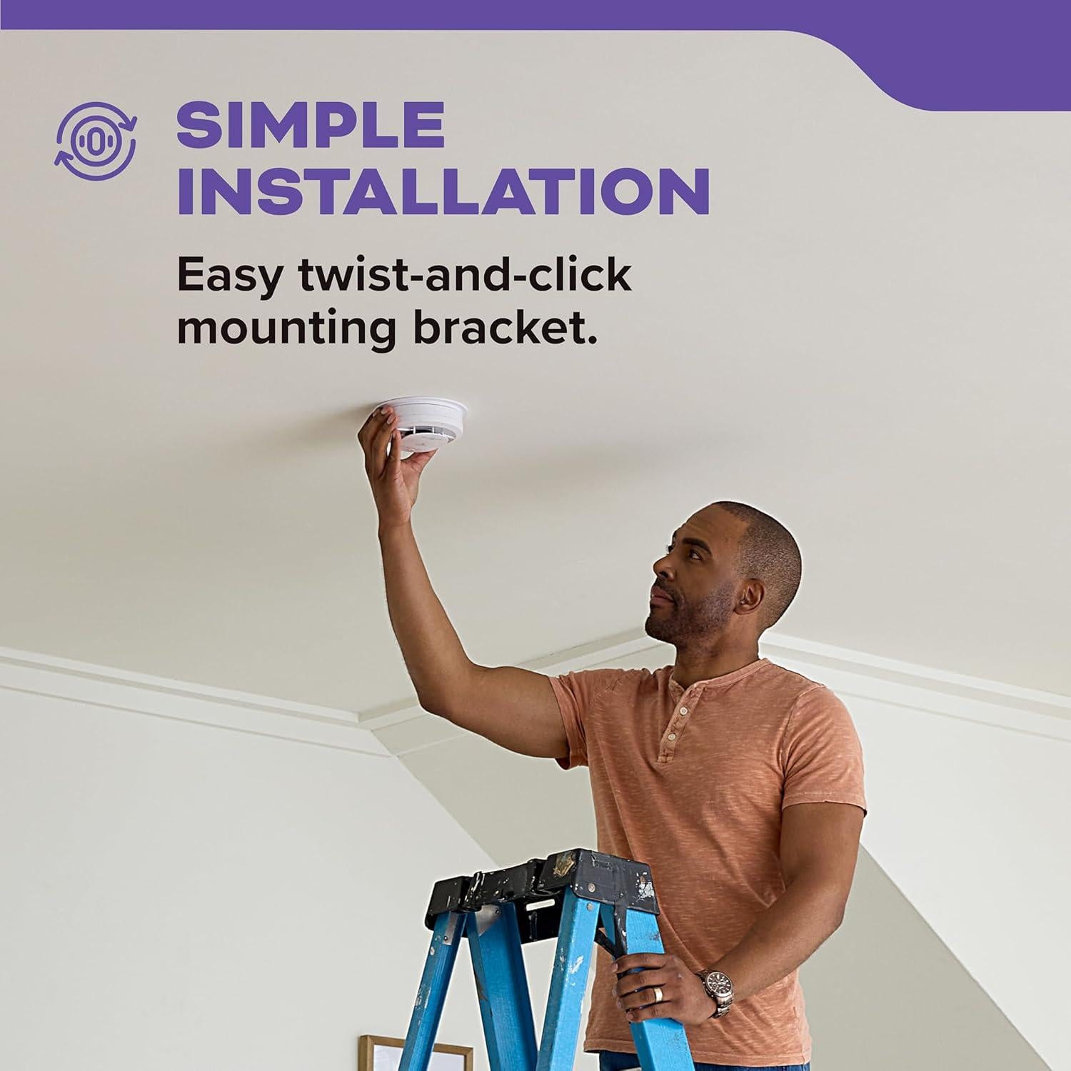 Detector de Humo y Monóxido Kidde 30CUDR-V 5" Batería AA