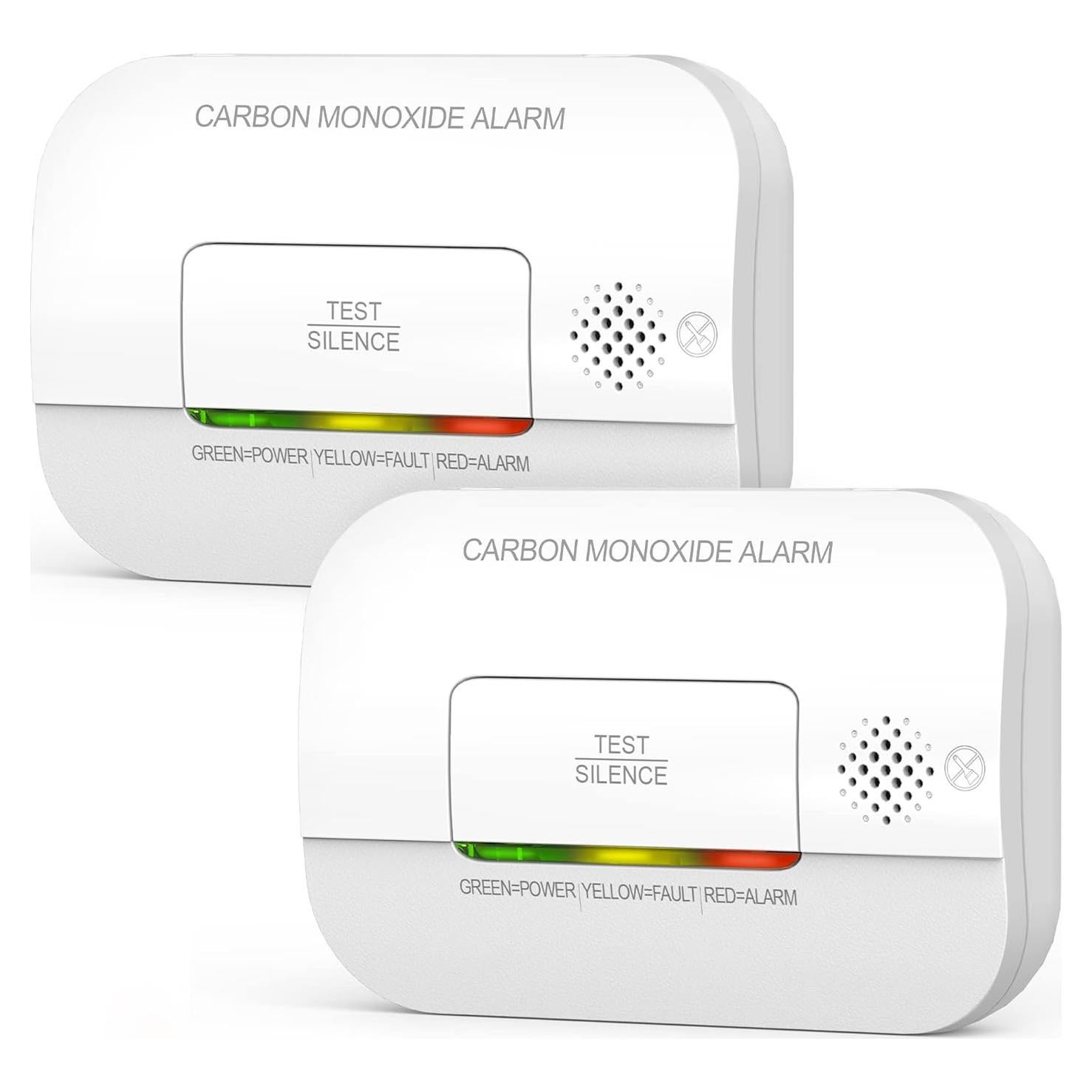 Detector de Monóxido de Carbono Putogesafe GS811-A 85 dB 2 Paquete