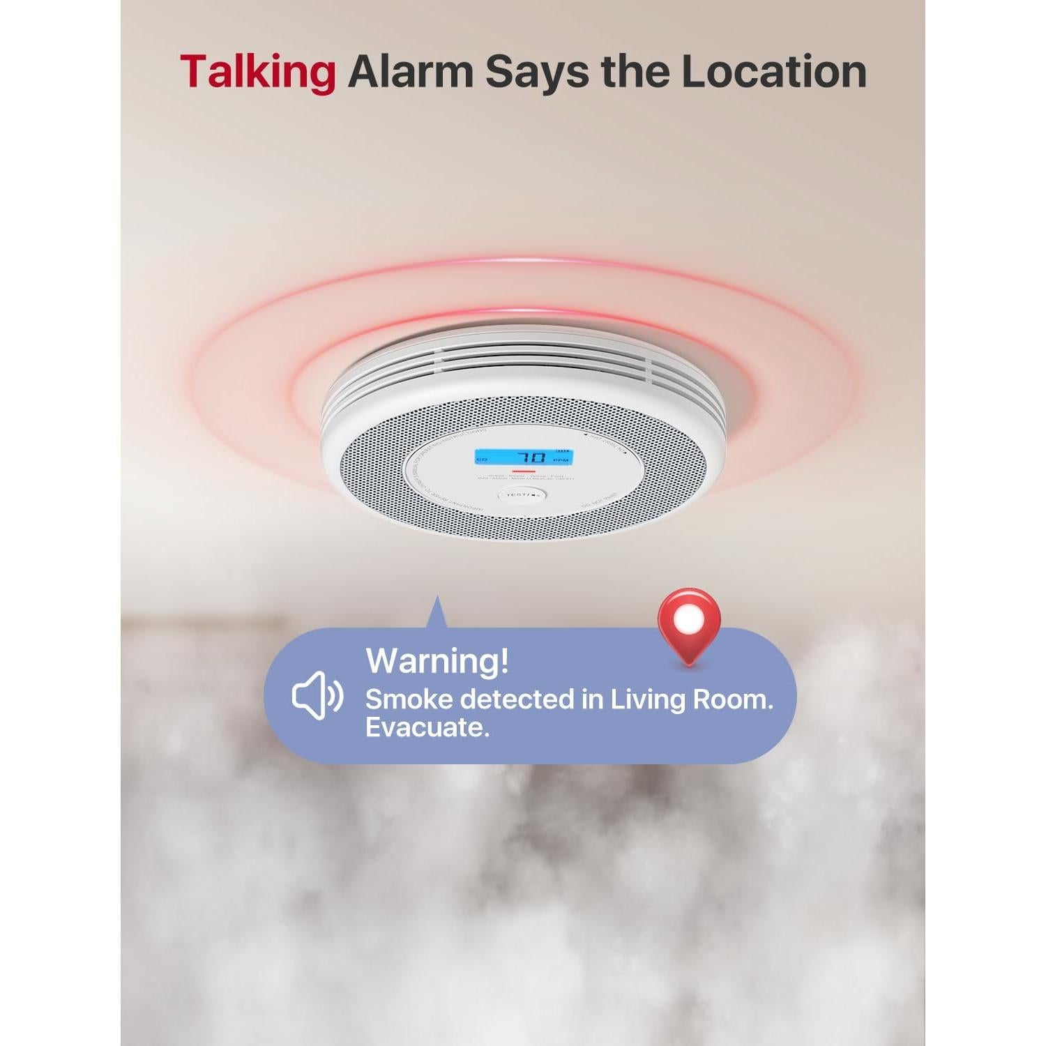Detector de Humo y Monóxido X-Sense XP0A-MR31 3 Unidades