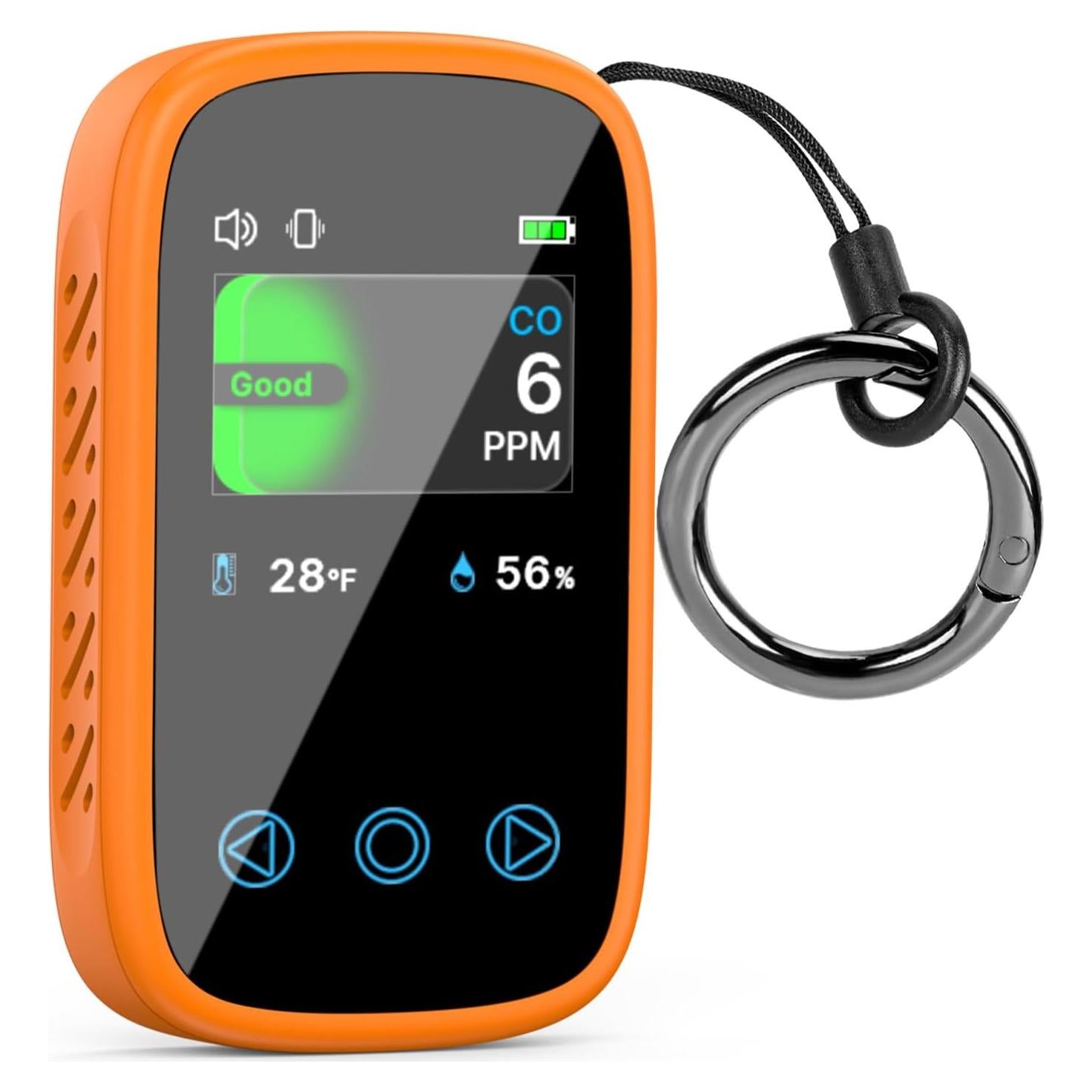 Detector de Monóxido de Carbono Portátil ITEFDTUTNE 3-en-1