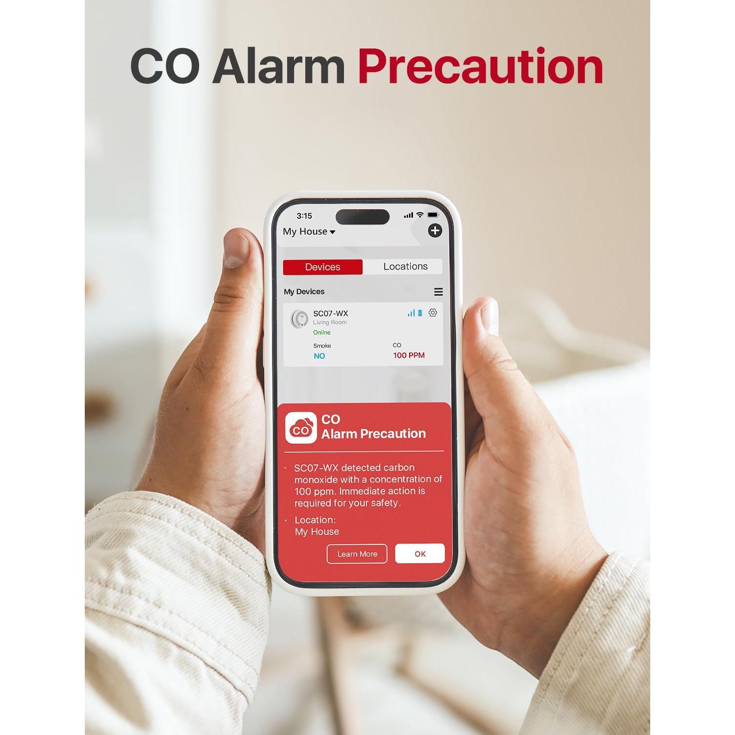 Detector de Humo y Monóxido de Carbono X-Sense SC07-WX 3-Pack