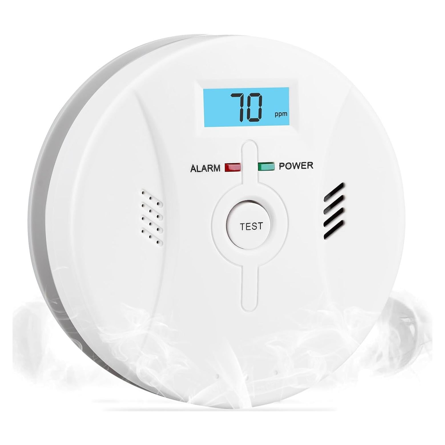 Detector de Humo y Monóxido de Carbono Shyeeh CDR-803 2-en-1