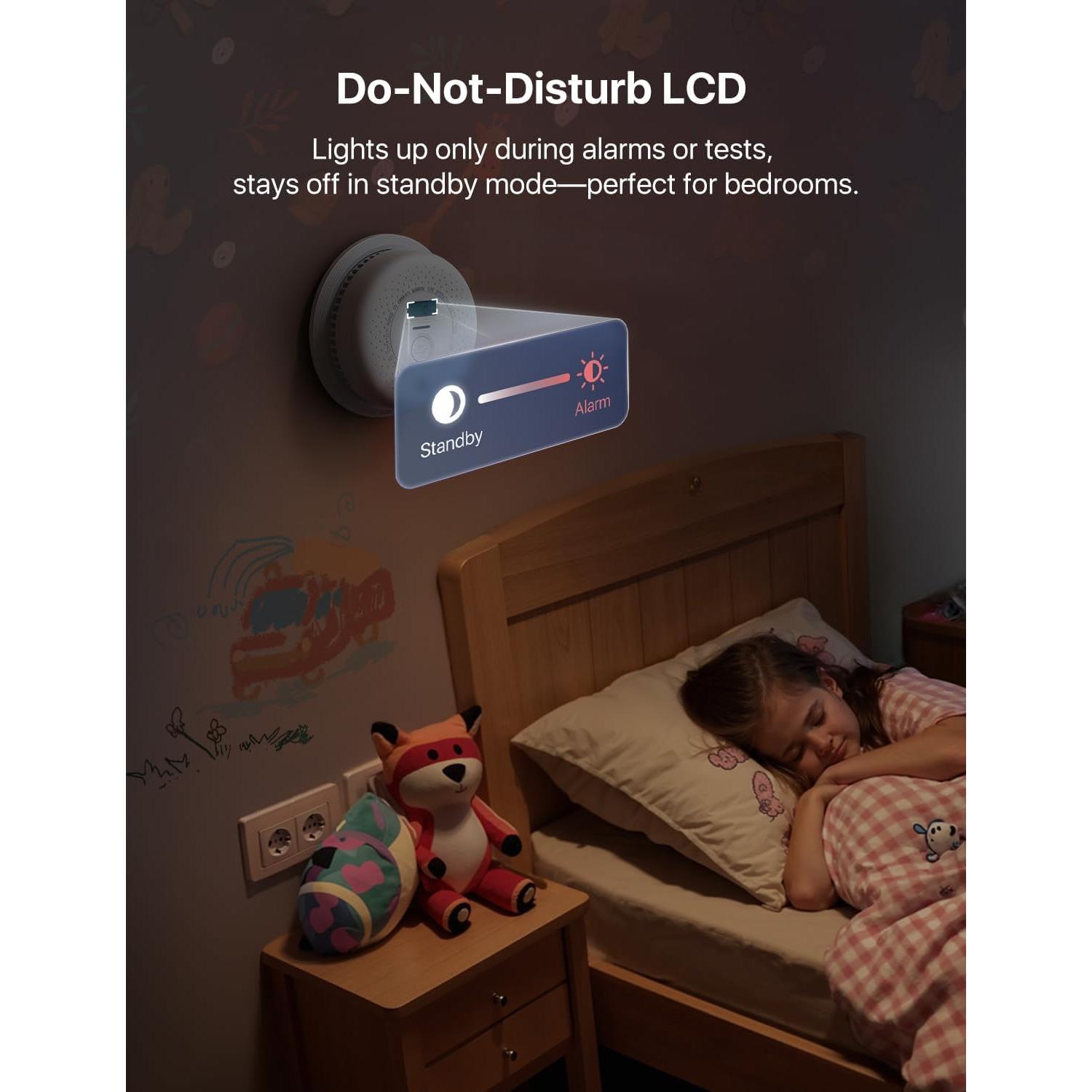 Detector de Humo y Monóxido X-Sense SC01 con Batería 10 Años