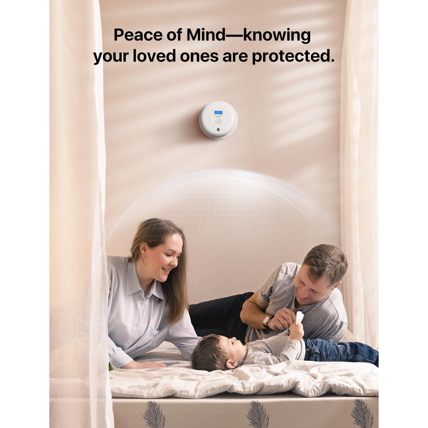 Detector de Humo y Monóxido X-Sense SC01 con Batería 10 Años