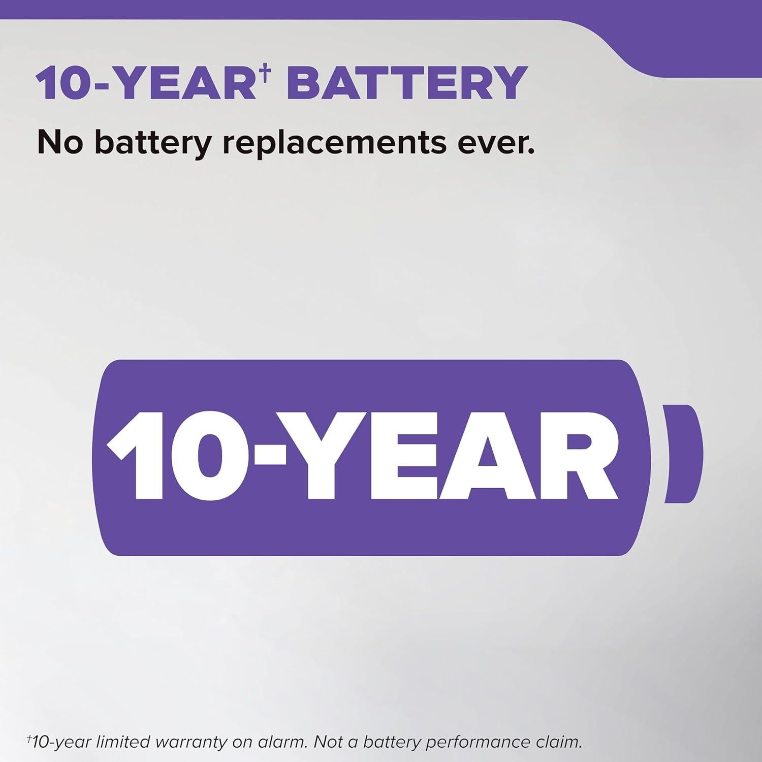 Detector de Humo y Monóxido Kidde 30CUD10-V, Batería 10 Años