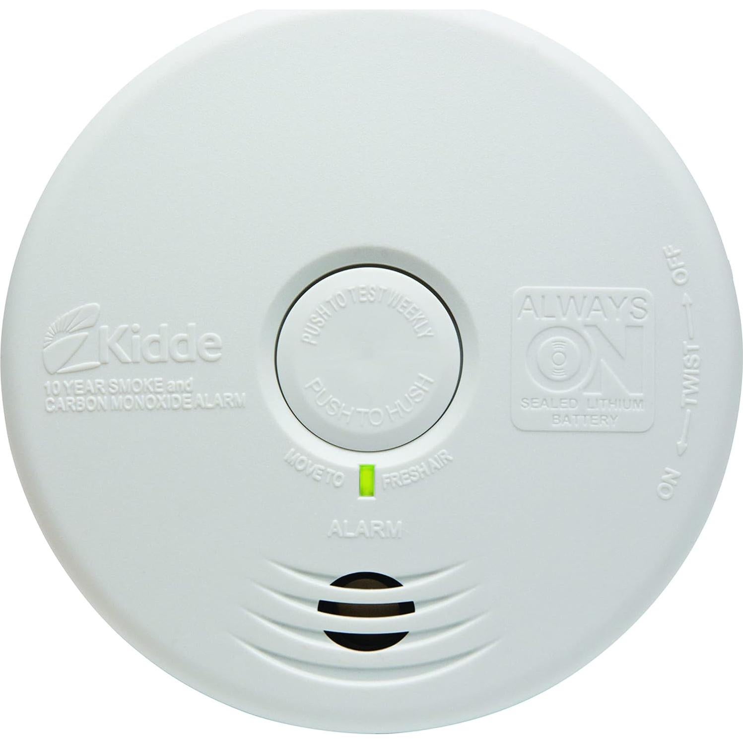 Detector de Humo y Monóxido Kidde P3010K-CO 10 Años Batería