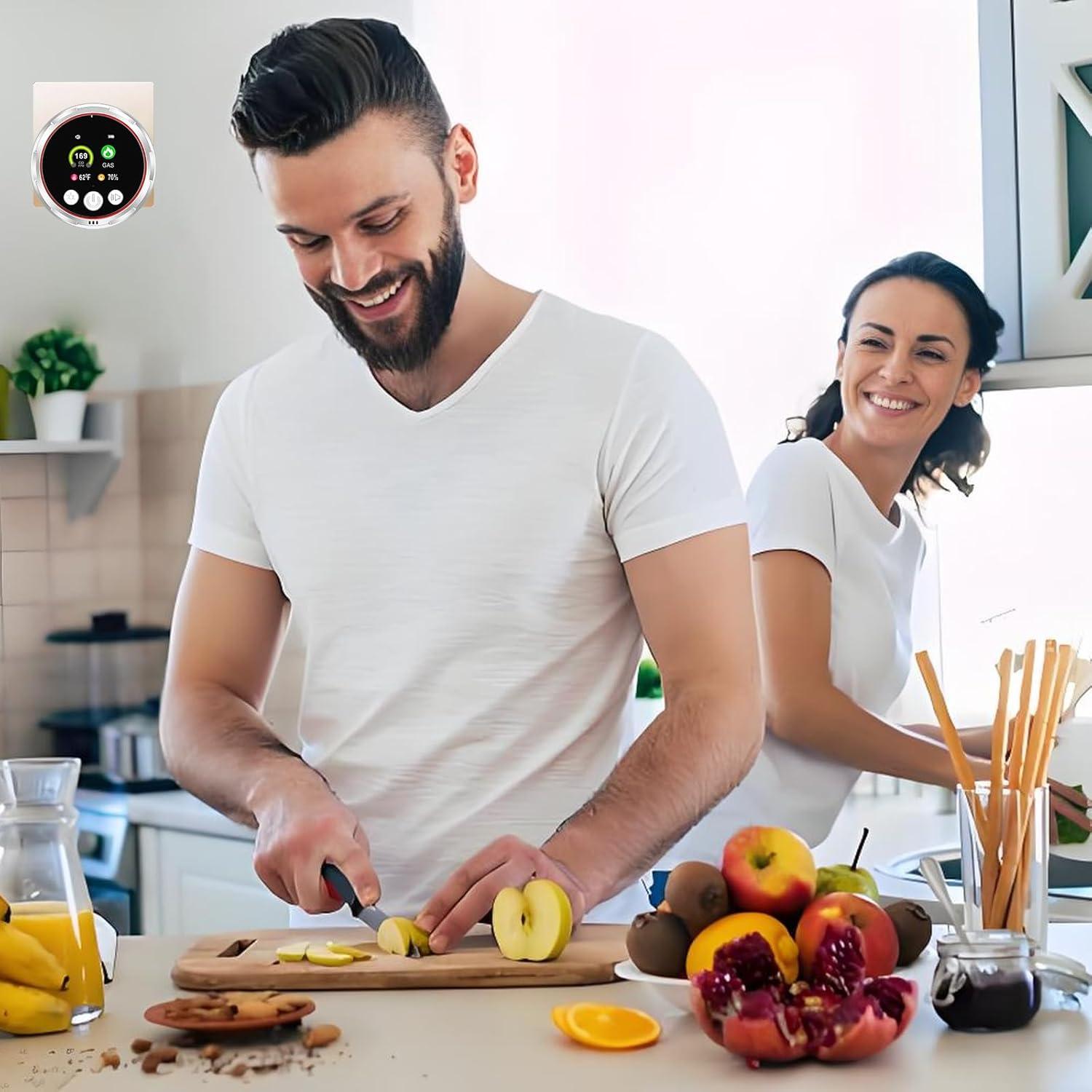 Detector de Monóxido de Carbono y Gas Natural Tarewoeki HD13