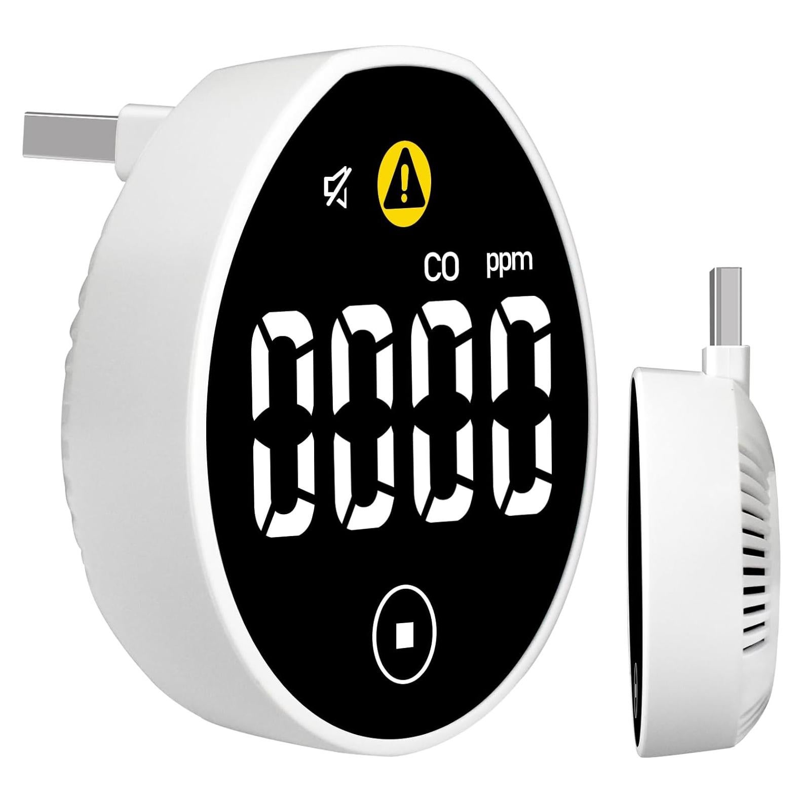 Detector de Monóxido de Carbono USB LSENLTY Portátil 0-1000 PPM