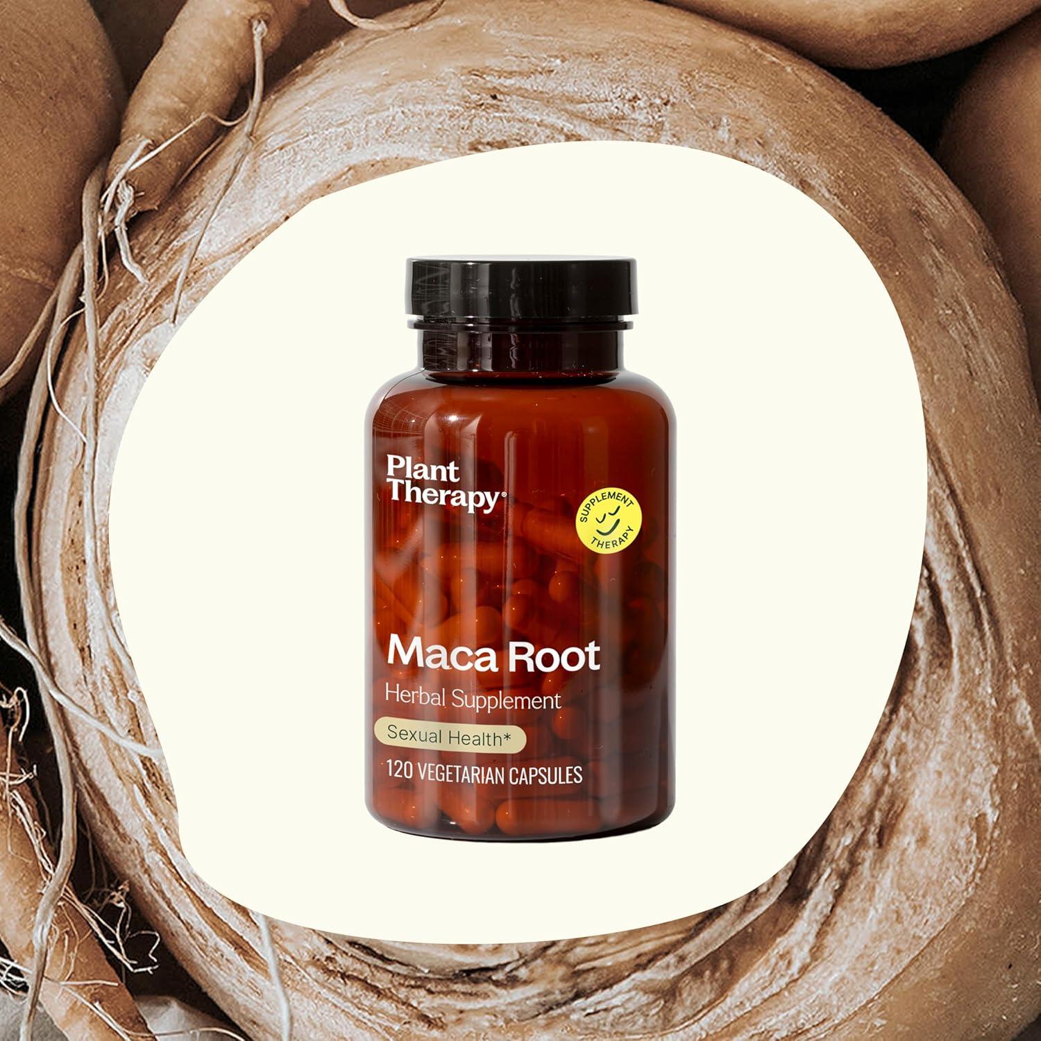 Cápsulas de Raíz de Maca Plant Therapy 120 Vegetarianas 5000 mg
