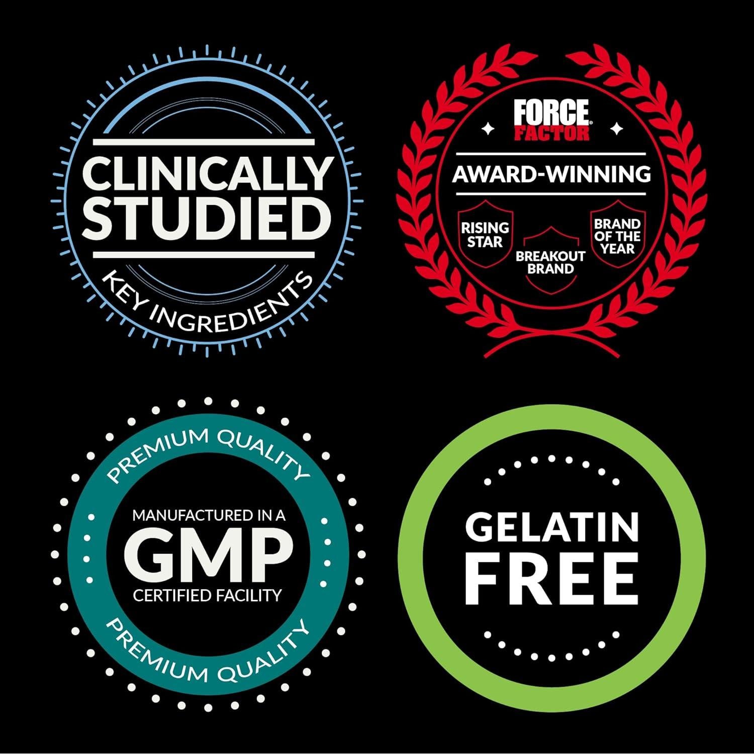 Gomitas de Maca Negra Force Factor 120 unidades - Vitalidad Masculina