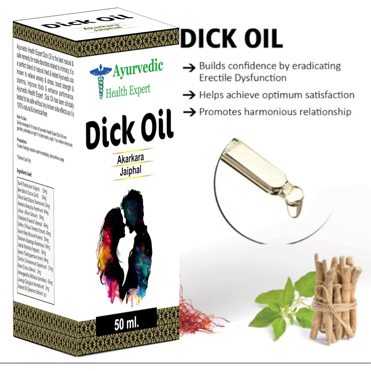 Aceite Dick Herbal Aumentador de Tamaño 50 ml - Experto en Salud