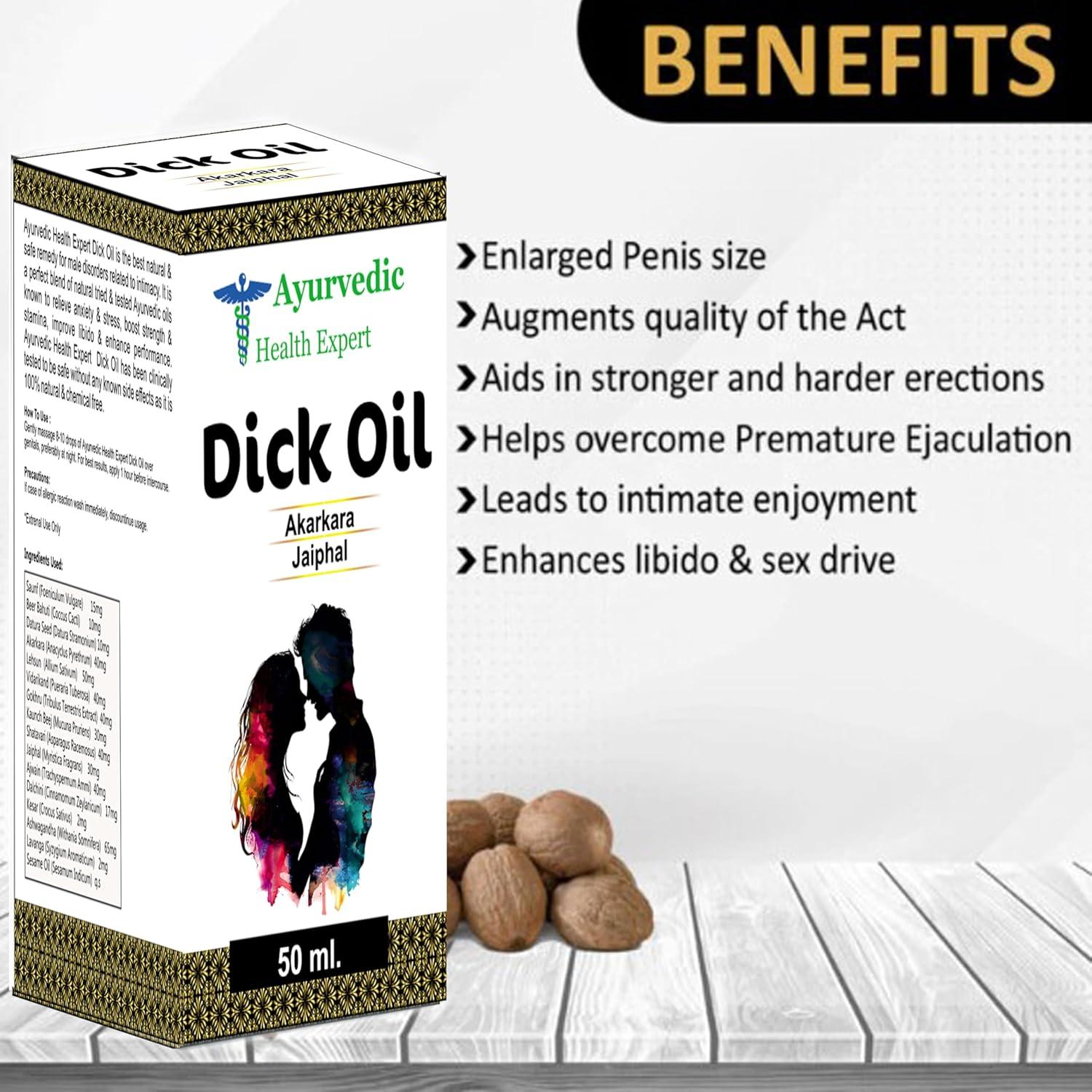 Aceite Dick Herbal Aumentador de Tamaño 50 ml - Experto en Salud
