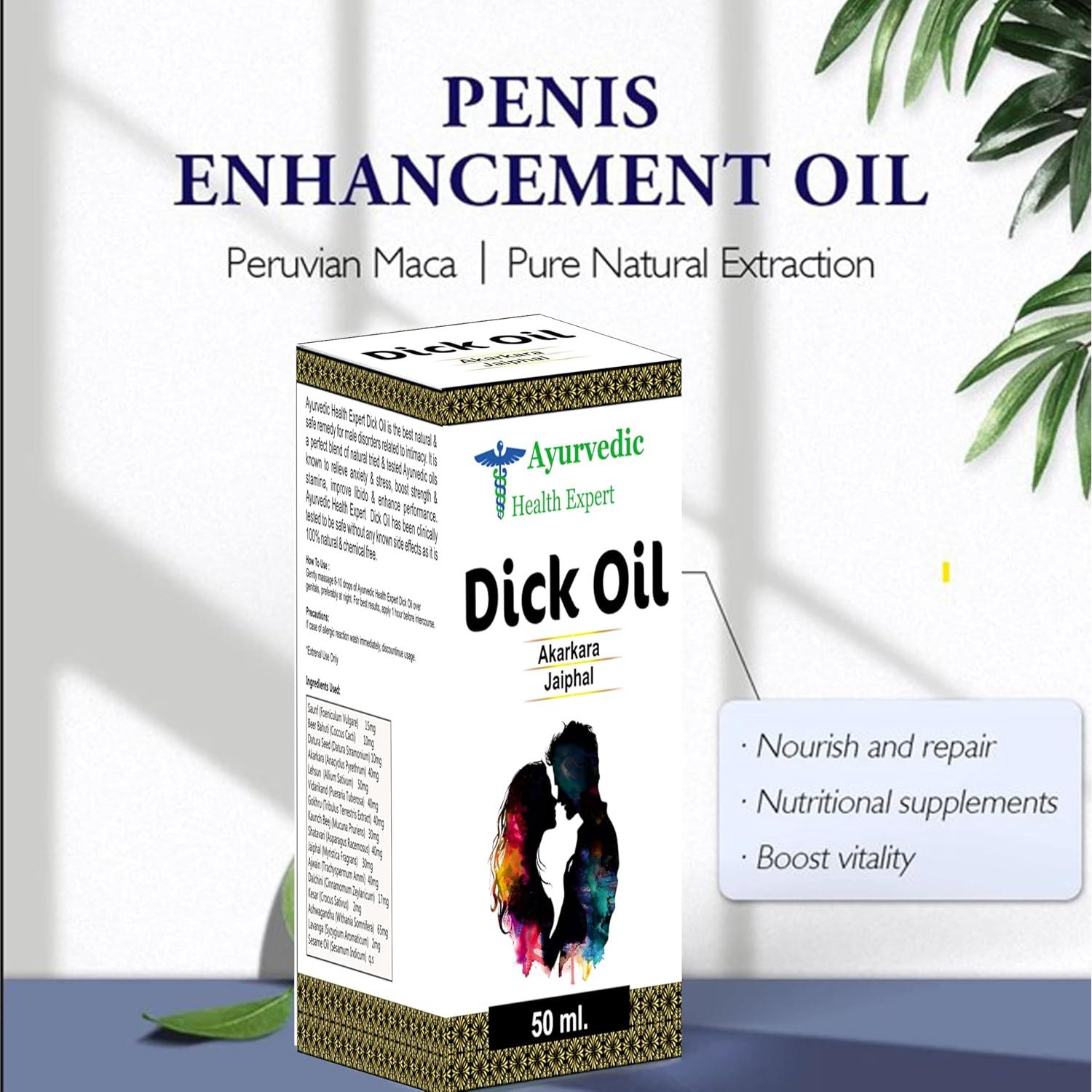 Aceite Dick Herbal Aumentador de Tamaño 50 ml - Experto en Salud