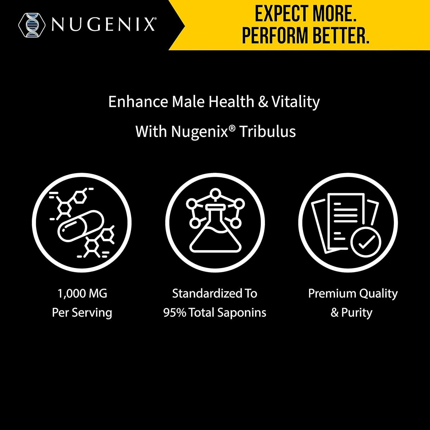 Nugenix Esenciales Tribulus Terrestris 1000mg 60 Cápsulas