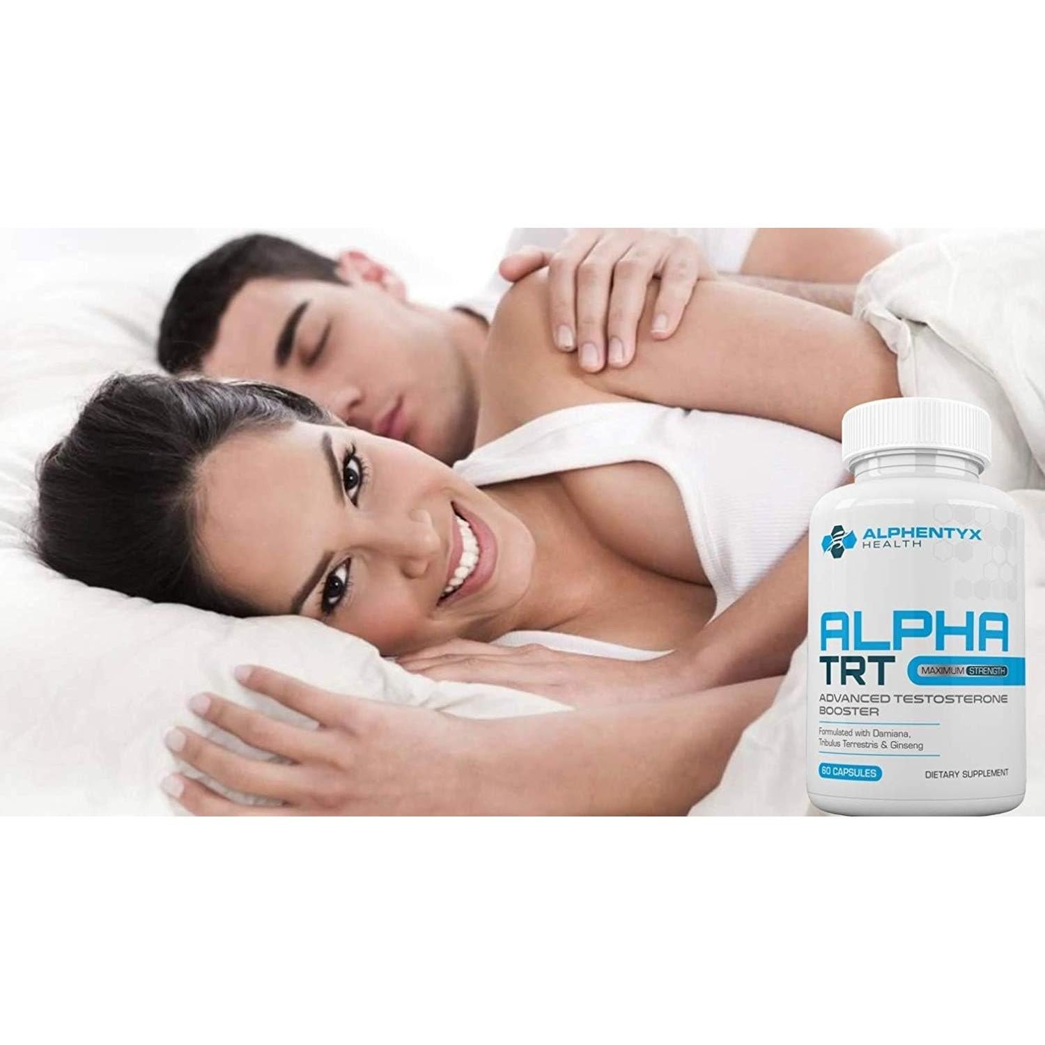 Alpha TRT Alphentyx - Acelerador de Testosterona 60 Cápsulas