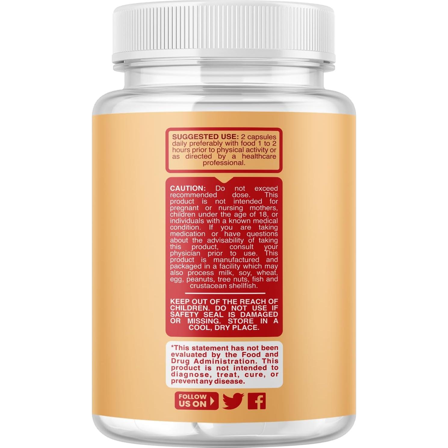 Extracto de Hierba de Cabra Horny Phytoral 60 Cápsulas - Energía y Resistencia