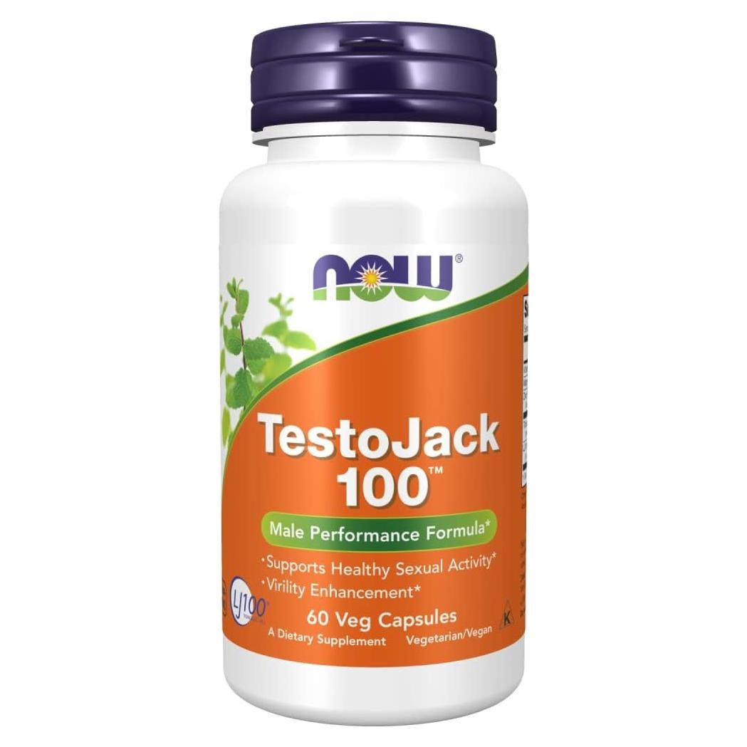 Suplemento Dietético Testojack 100 Now Foods 60 cápsulas