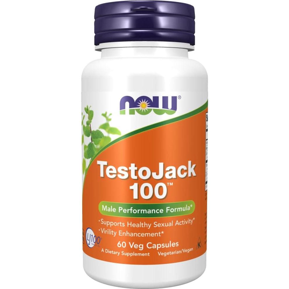 Suplemento Dietético Testojack 100 Now Foods 60 cápsulas