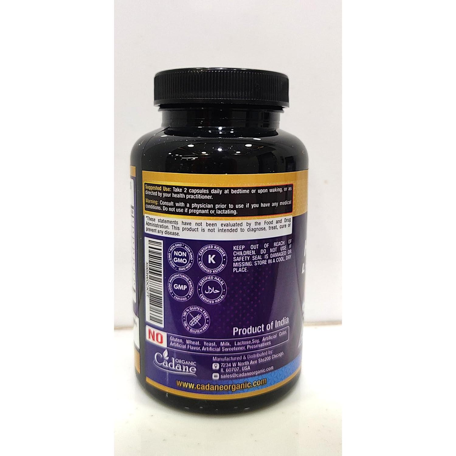 Suplemento Orgánico Cadane Horny Goat Weed 90 Cápsulas 7en1