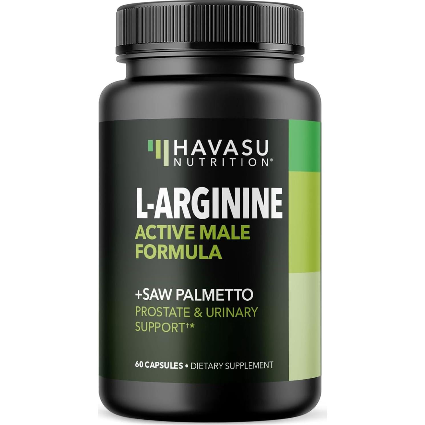 L-Arginina 500mg + Palma Enana 500mg - Suplemento Vegano 60 Cápsulas