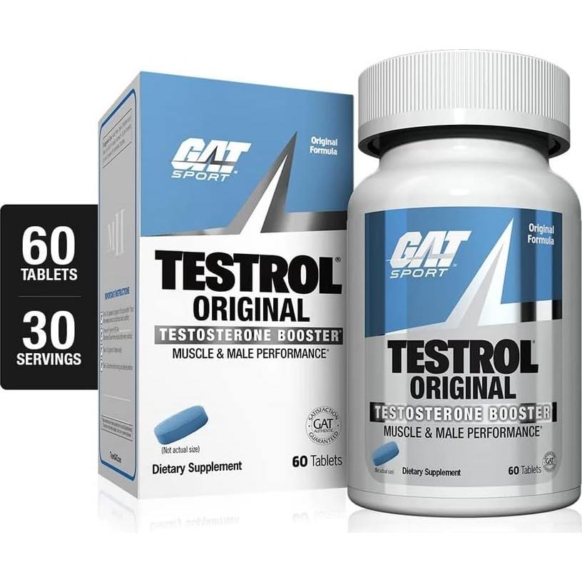 GAT Testrol Aumentador de Testosterona 60 Cápsulas 2000mg