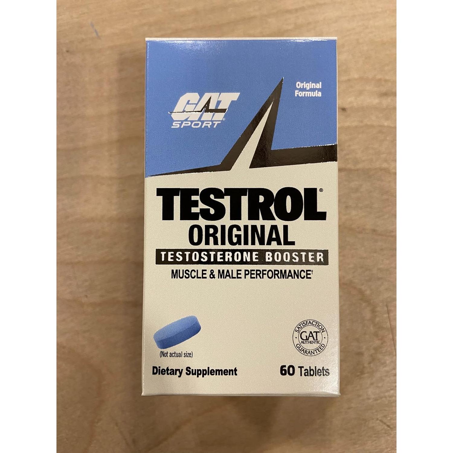 GAT Testrol Aumentador de Testosterona 60 Cápsulas 2000mg