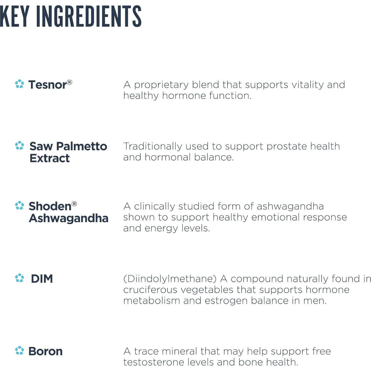 Suplemento DIM Revive MD para Hombres - 60 Cápsulas Vegetarianas