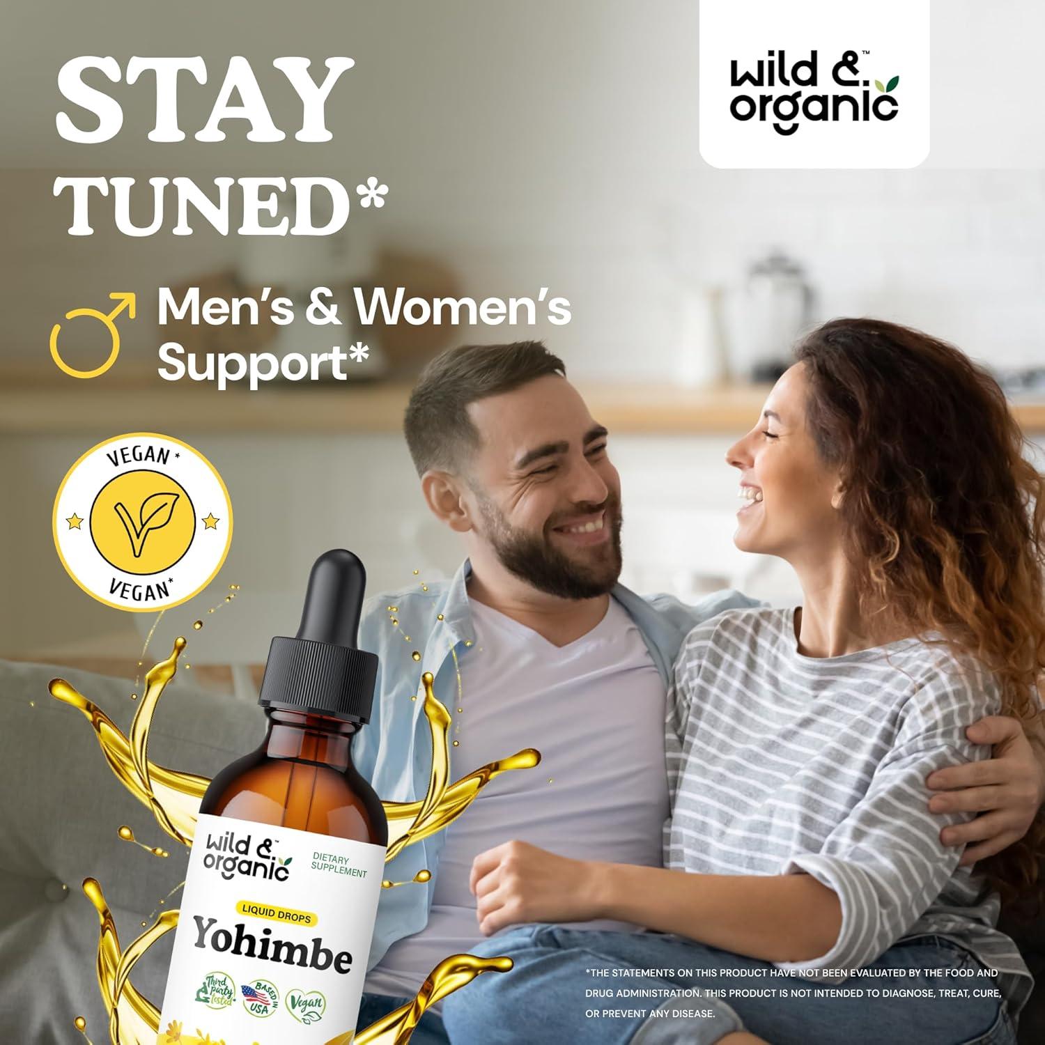 Suplemento de Yohimbe Silvestre 59 ml - Extracto Líquido Vegano