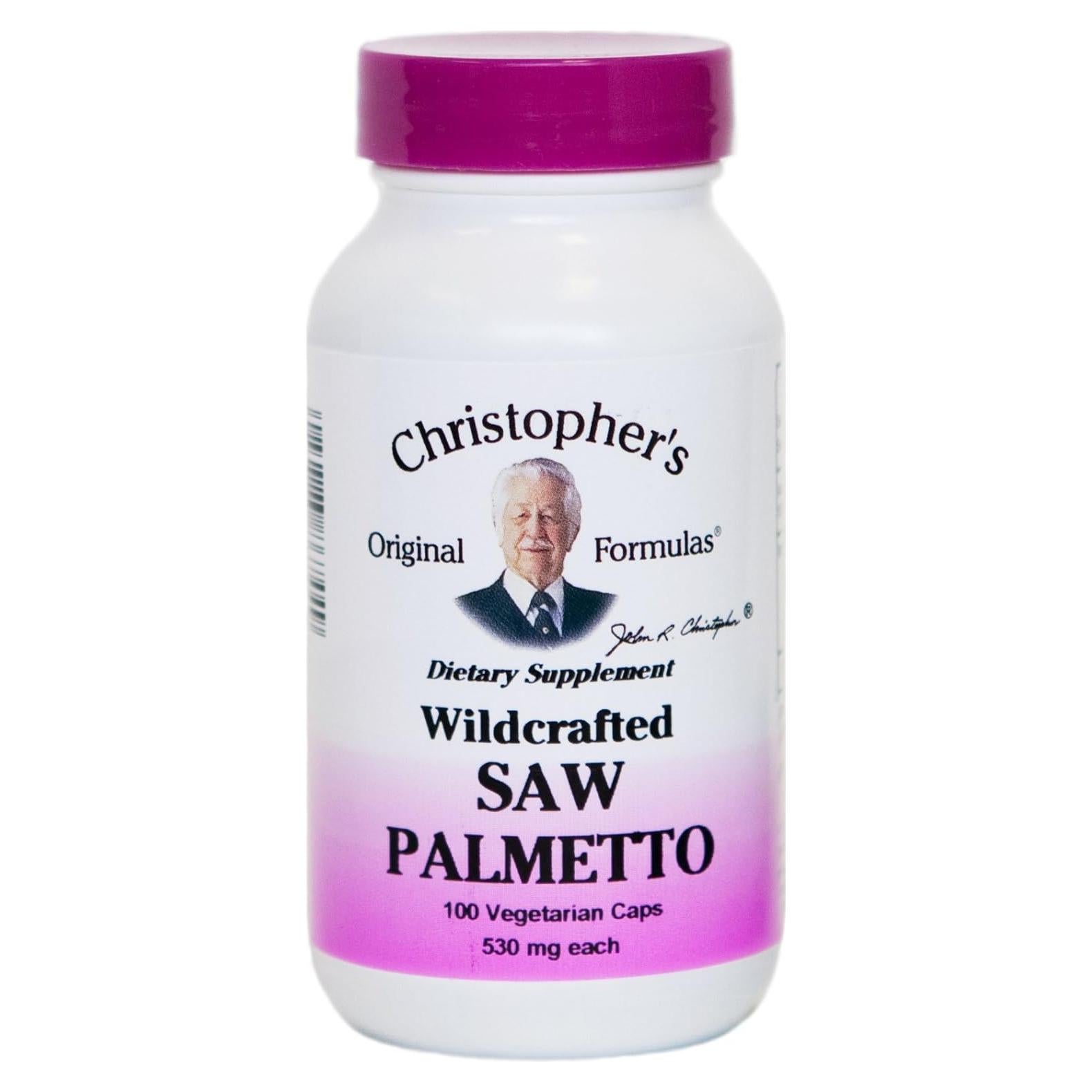 Palmetto de Saw Christopher 500 mg 100 Cápsulas Vegetarianas