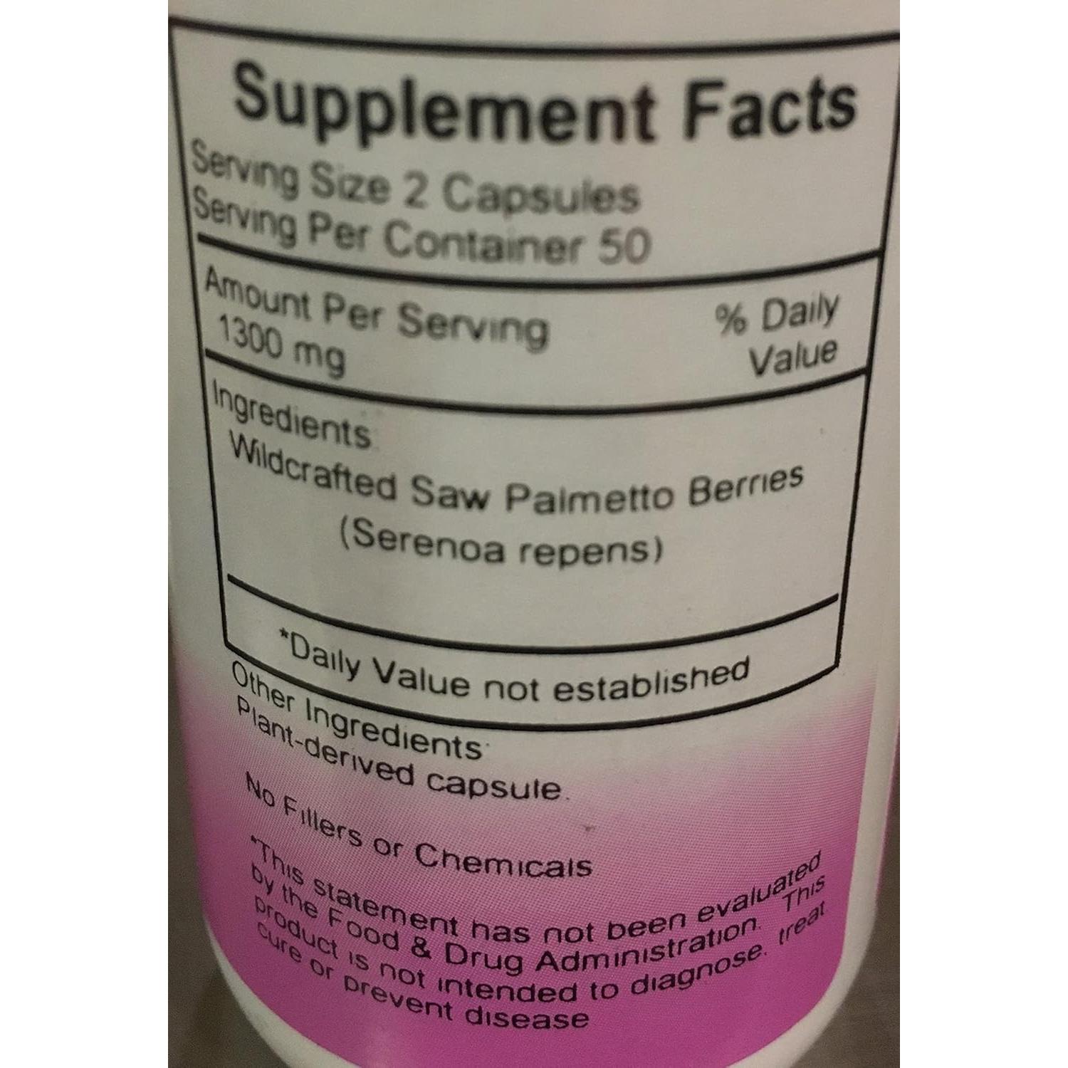 Palmetto de Saw Christopher 500 mg 100 Cápsulas Vegetarianas