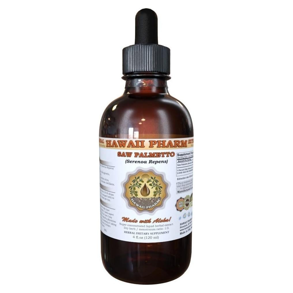 Extracto Líquido de Saw Palmetto HawaiiPharm 60 ml Orgánico