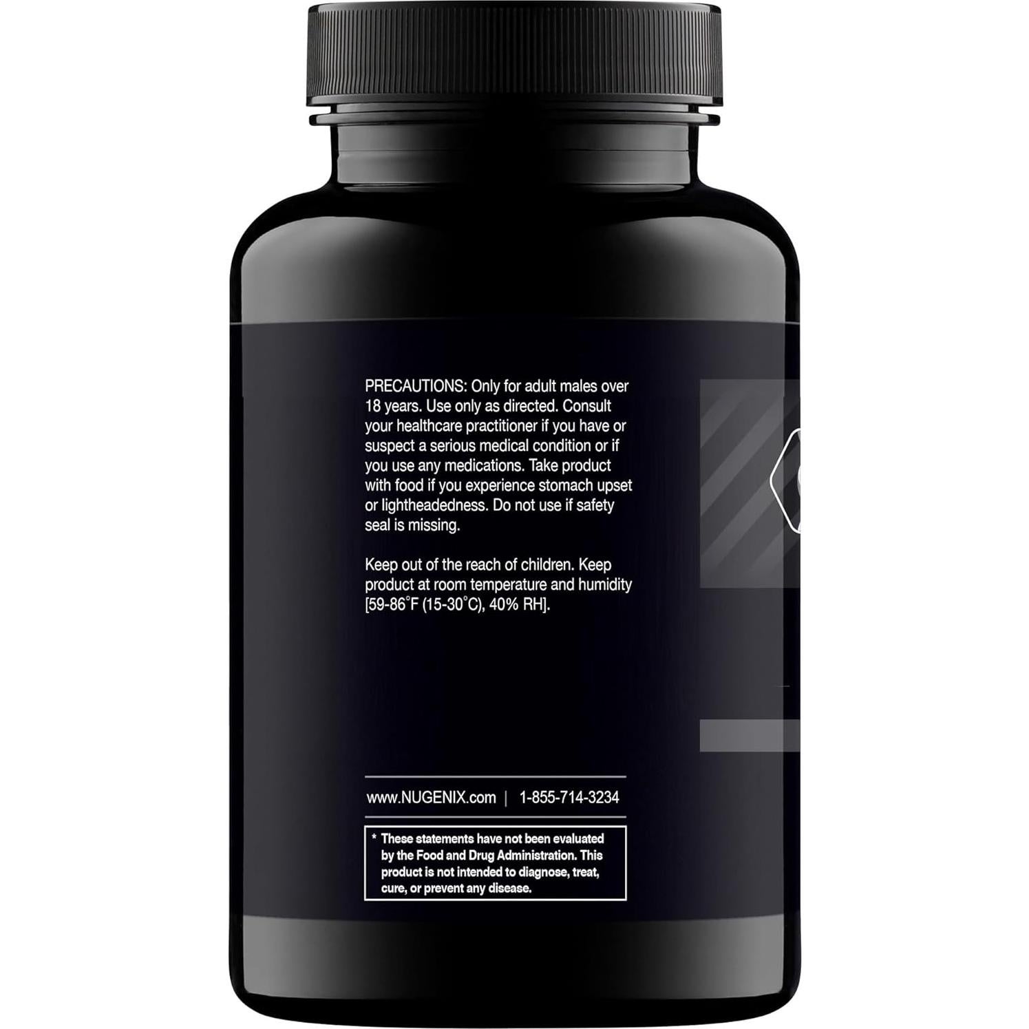 Nugenix T Boost - Suplemento Aumentador de Testosterona 180 Cápsulas