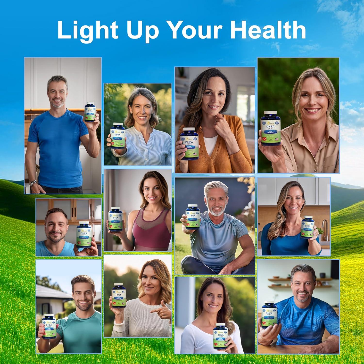 Suplemento DHEA 100mg aSquared Nutrition - 200 Cápsulas