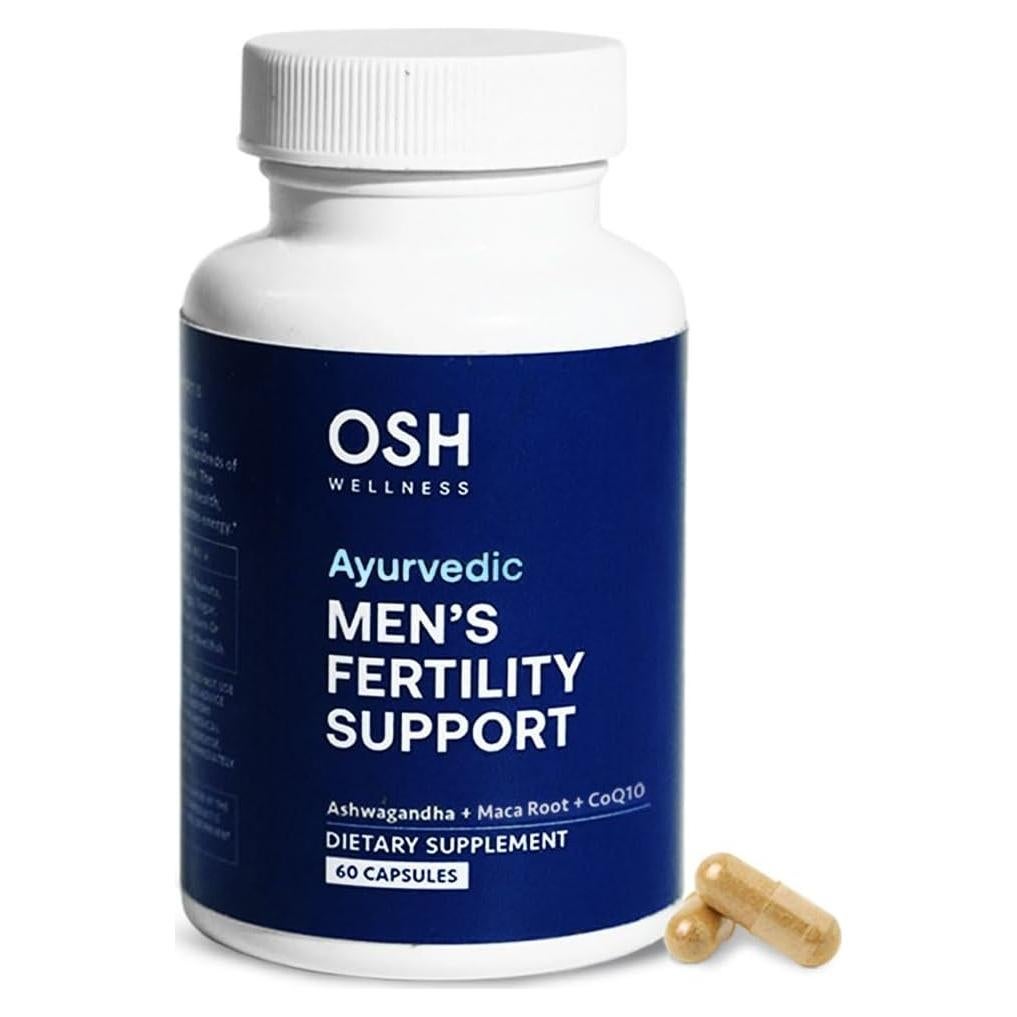 Suplemento de Fertilidad Masculina Osh Wellness - 60 Cápsulas Veganas
