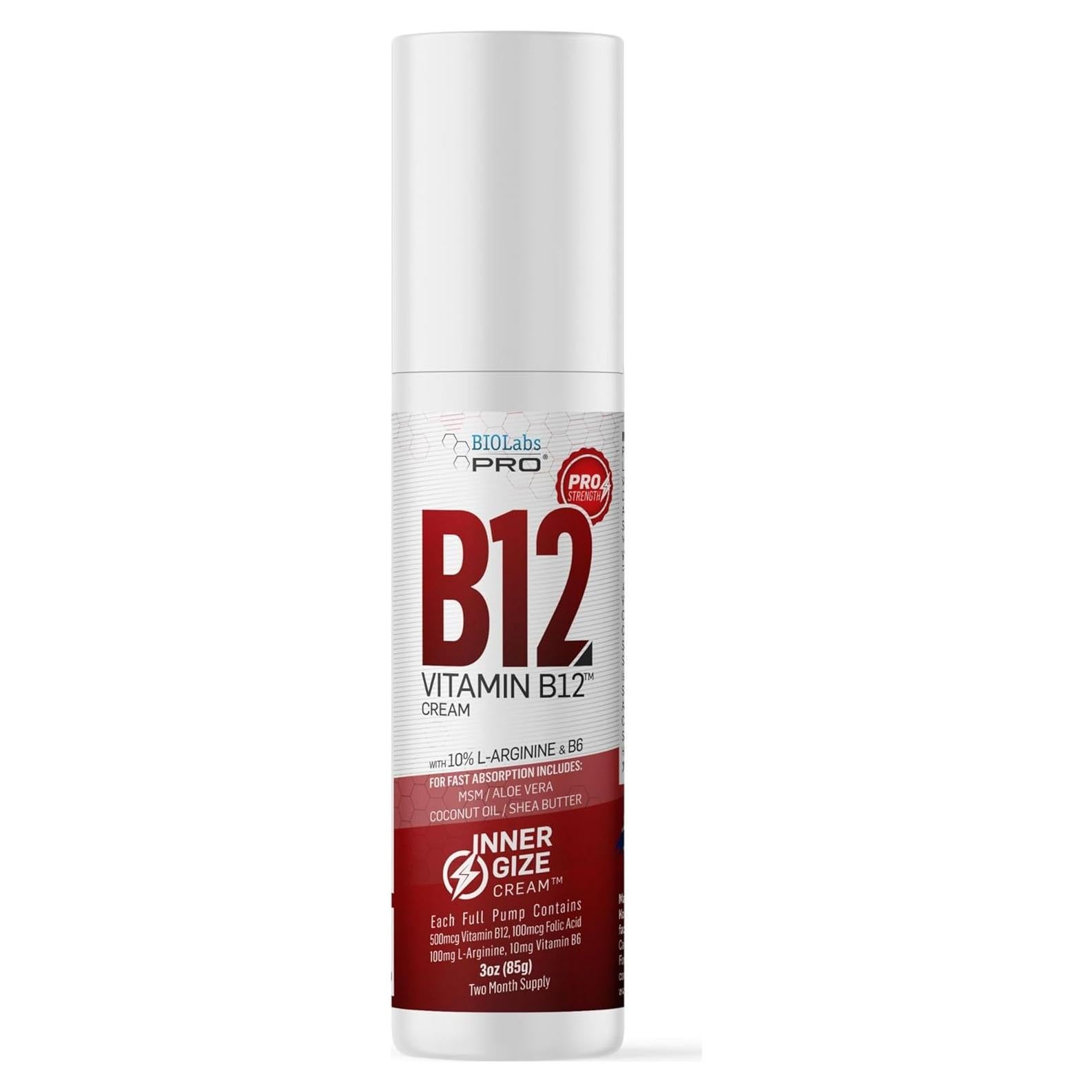 Crema Biolabs Pro Innergize B12 100% Natural 159g
