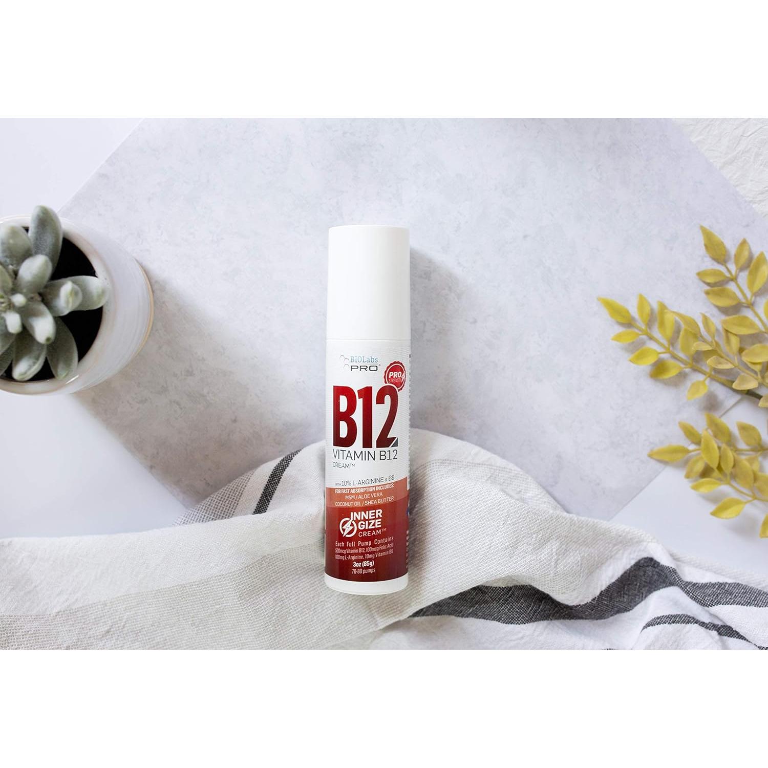 Crema Biolabs Pro Innergize B12 100% Natural 159g