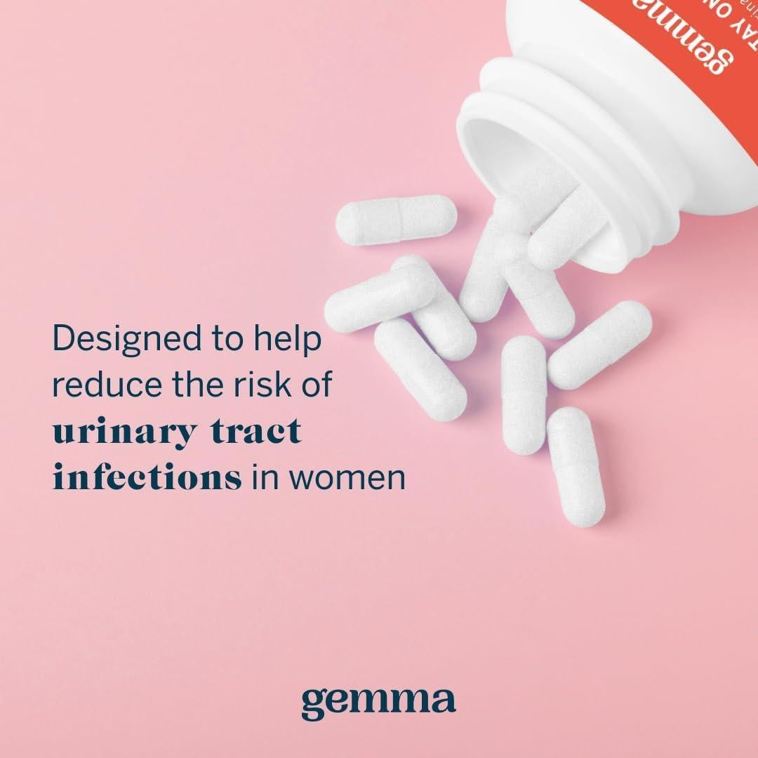 Suplemento Urinario Gemma Stay On Tract - 36mg PACs Arándano y 1000mg D-Mannose