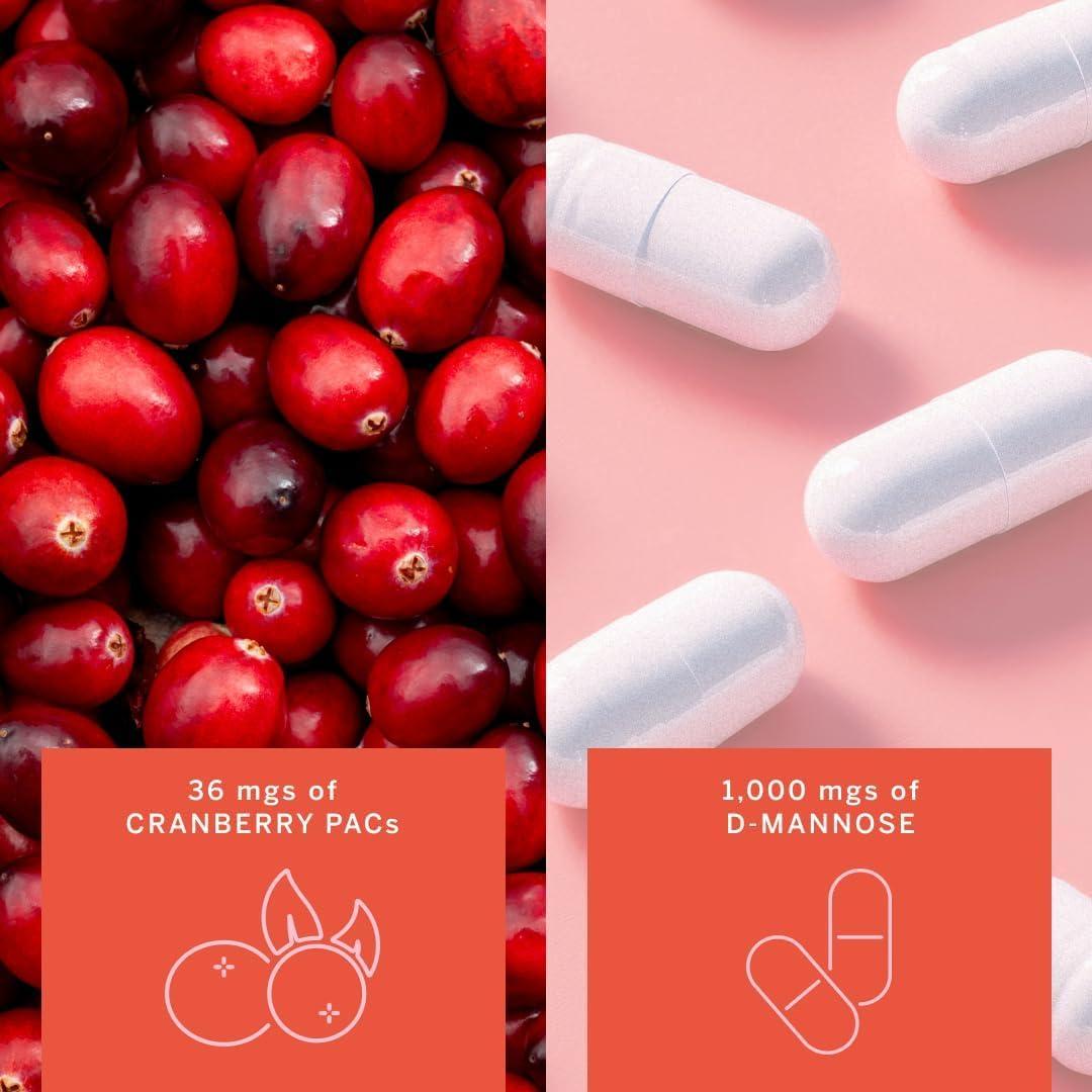 Suplemento Urinario Gemma Stay On Tract - 36mg PACs Arándano y 1000mg D-Mannose